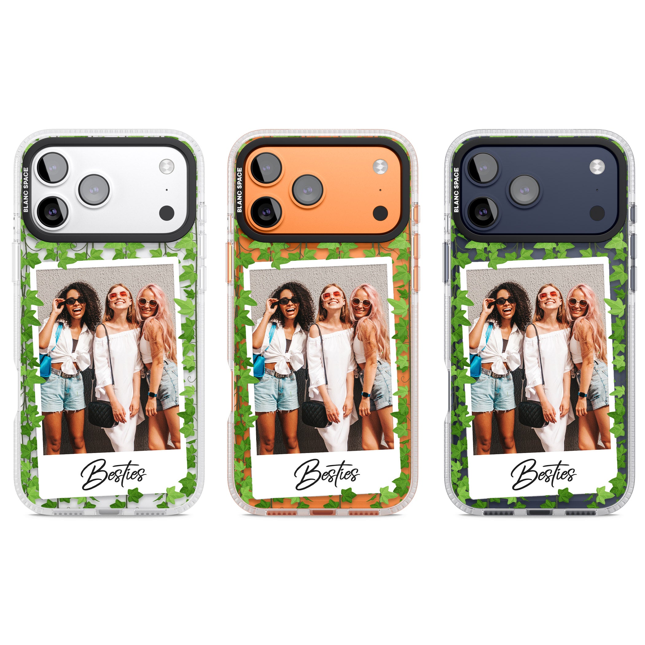 Personalised Ivy Vine Instant Photo iPhone 17 Pro Impact Air Clear Phone Case APT Impact Protection