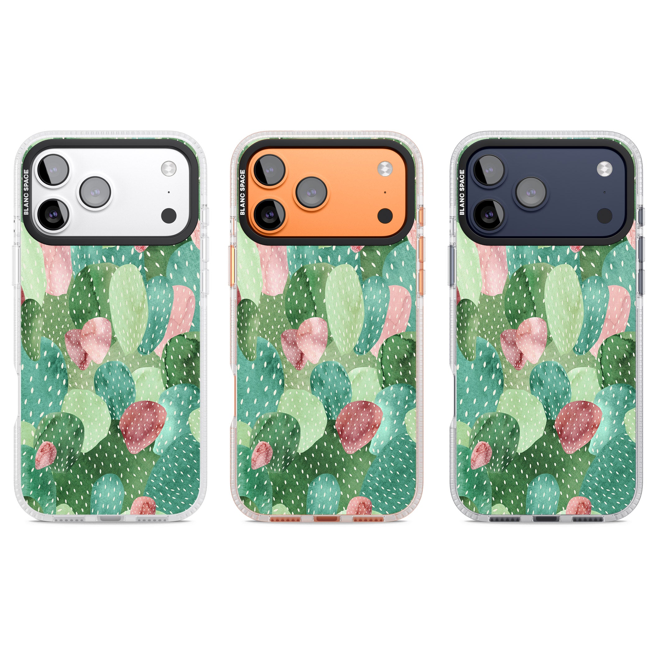 Cactus Charm iPhone 17 Pro Impact Air Clear Phone Case APT Impact Protection