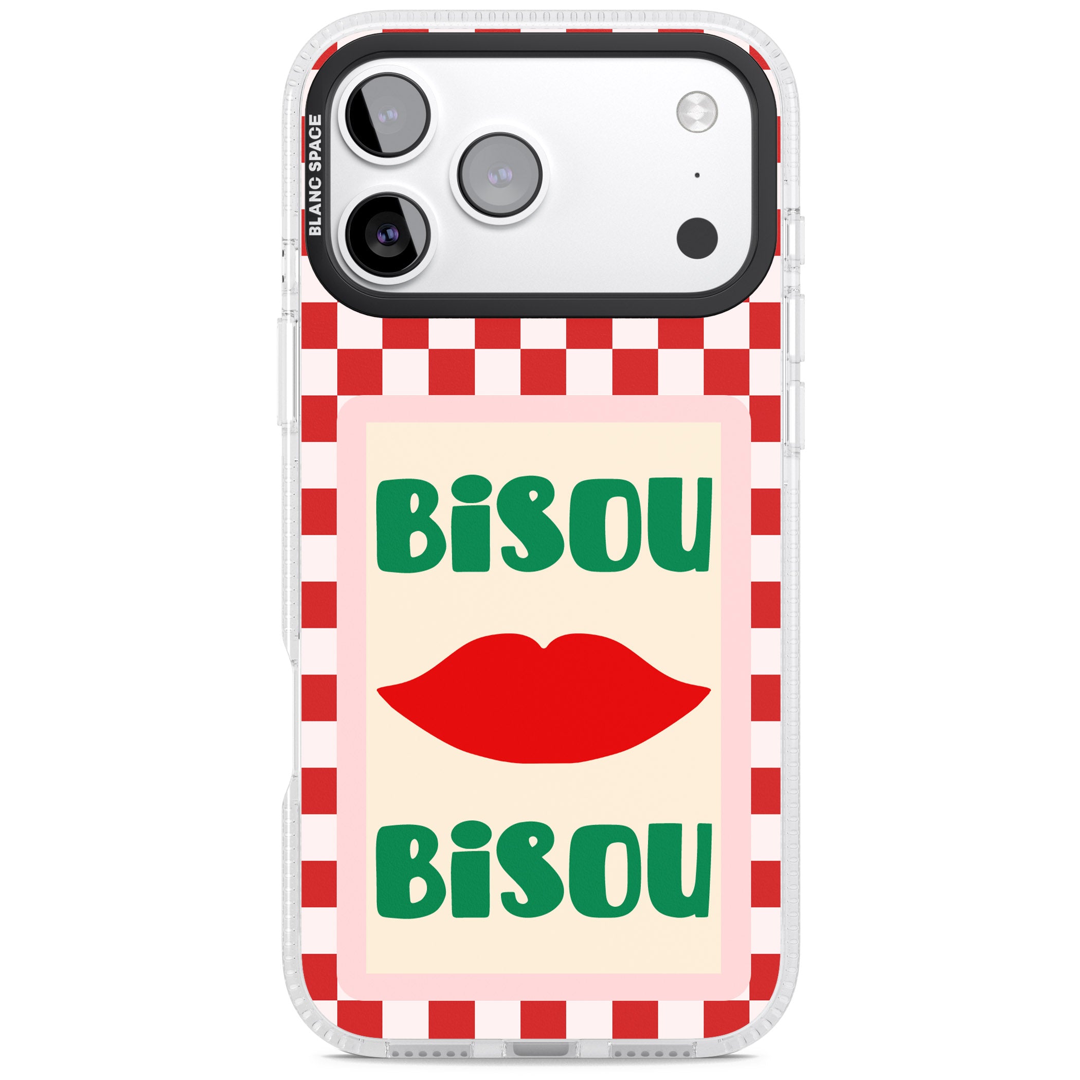 Bisou iPhone 17 Pro Impact Air Clear Phone Case