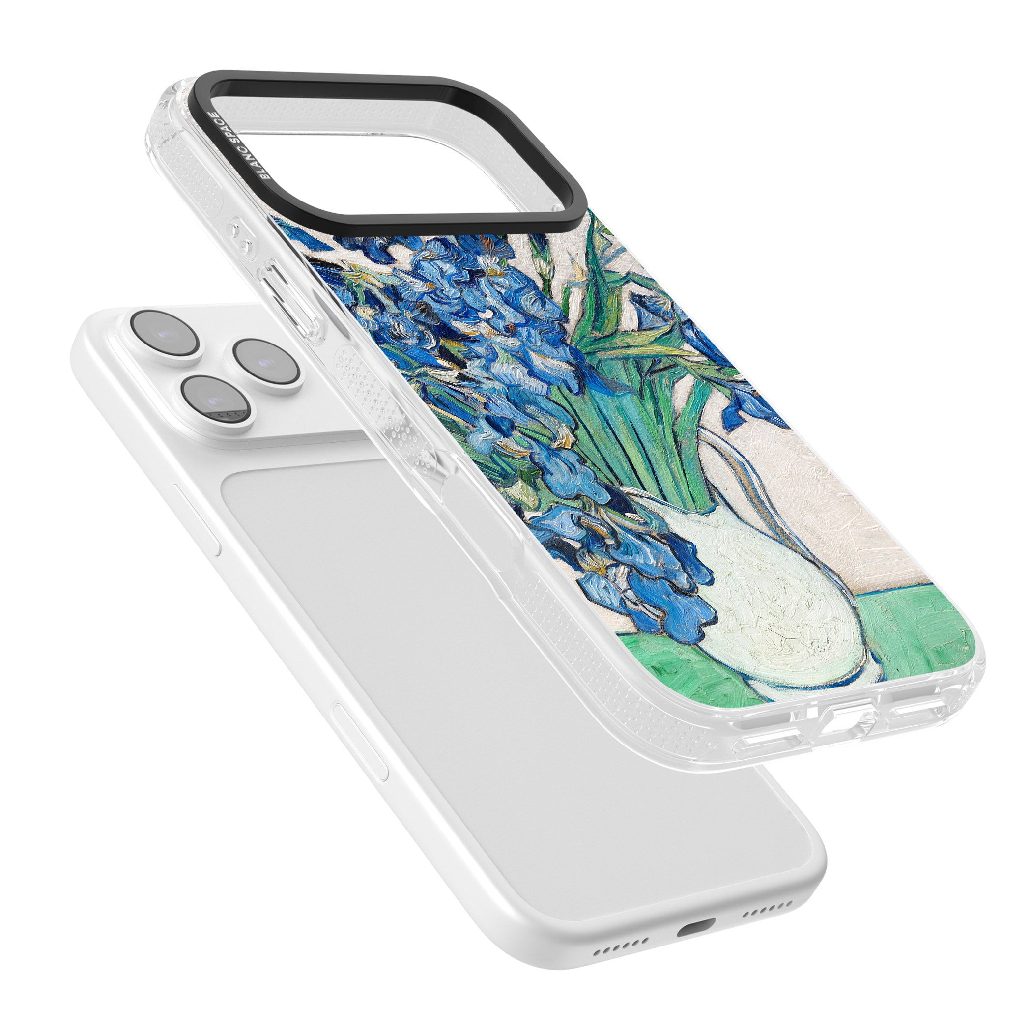Irises By Vincent Van Gogh iPhone 17 Pro Impact Air Clear Phone Case Colours