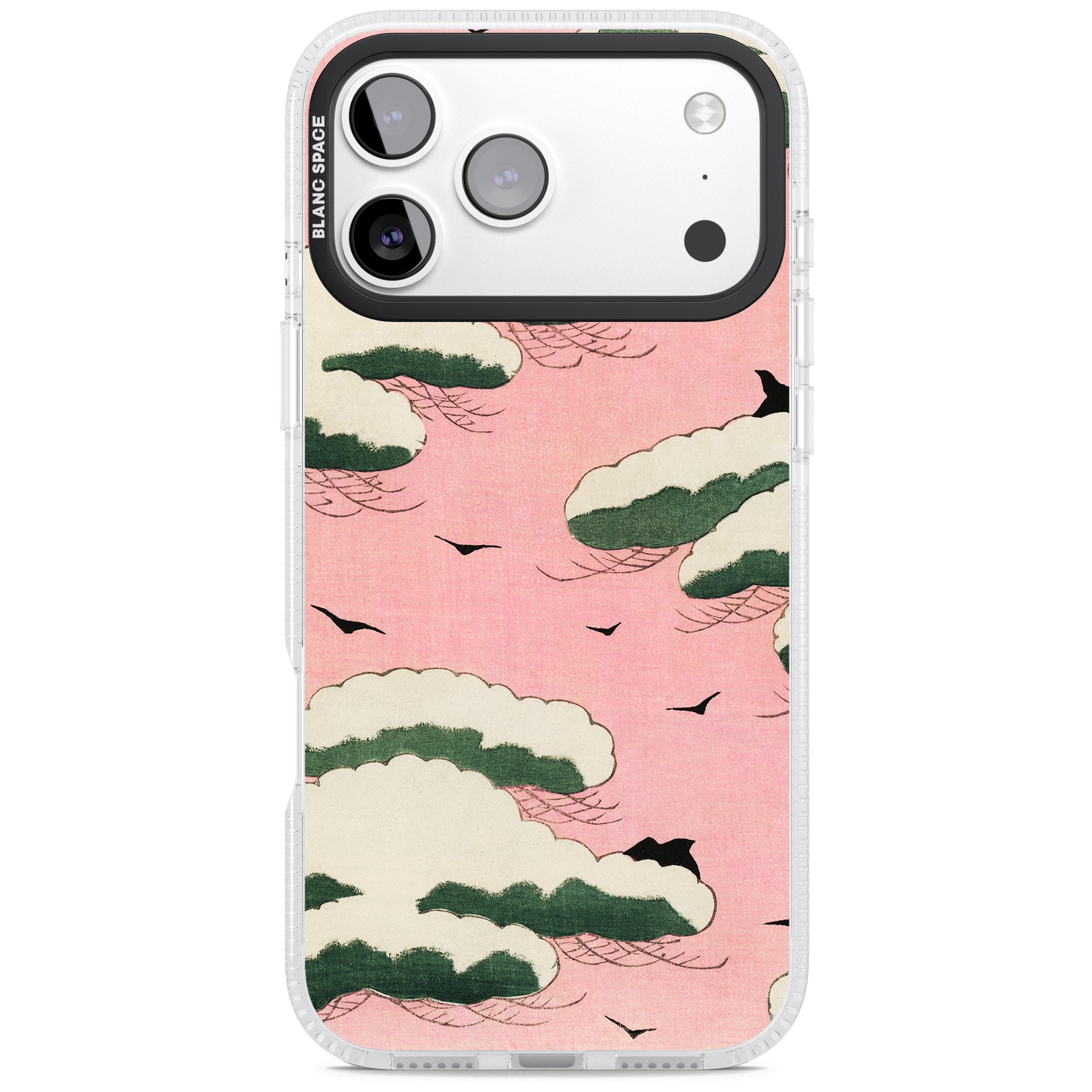 Japanese Pink Sky iPhone 17 Pro Impact Air Clear Phone Case