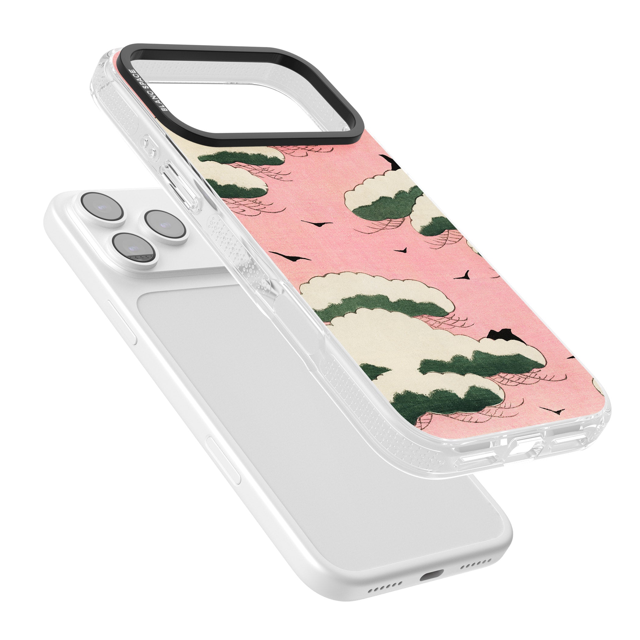 Japanese Pink Sky iPhone 17 Pro Impact Air Clear Phone Case Colours