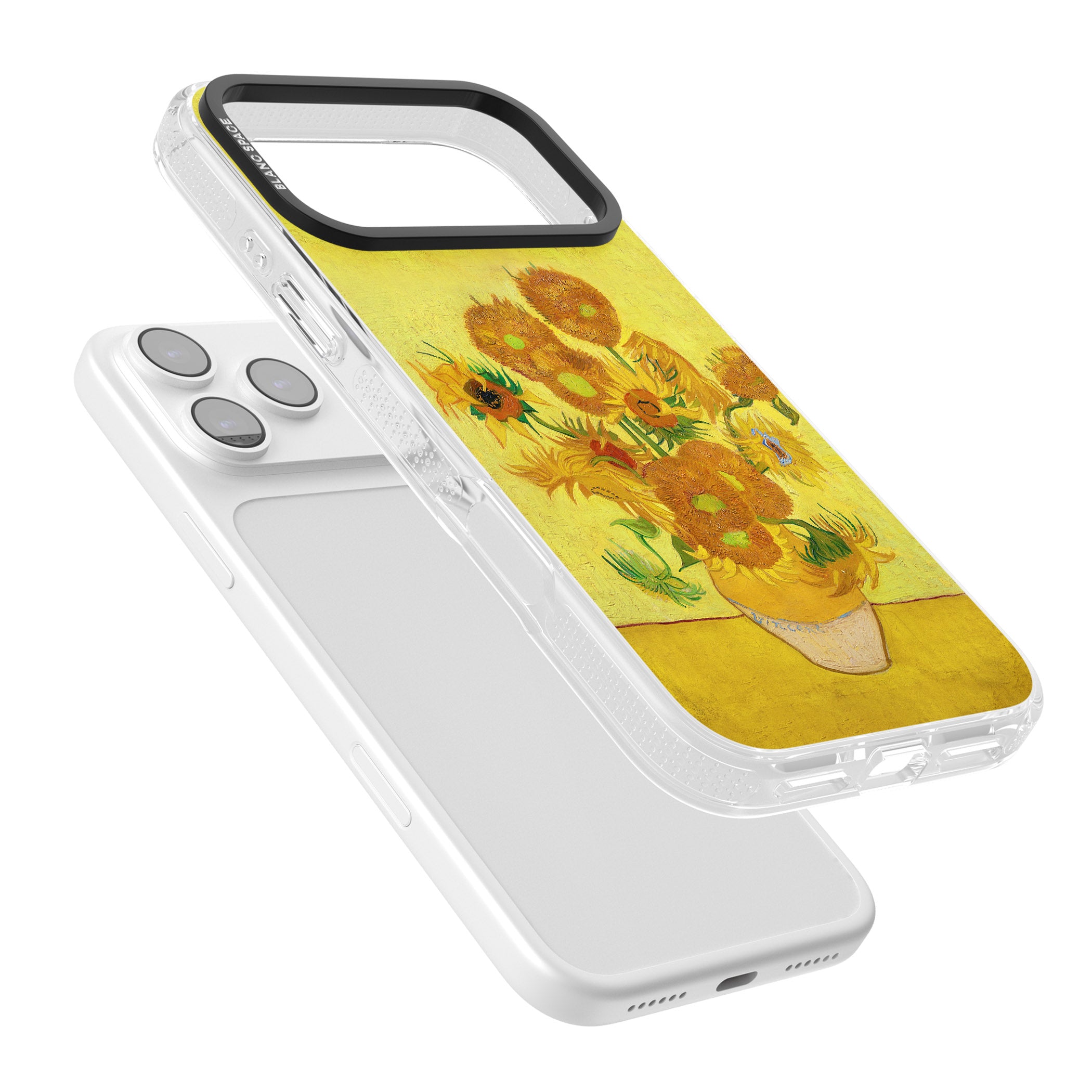 Sunflowers iPhone 17 Pro Impact Air Clear Phone Case Colours