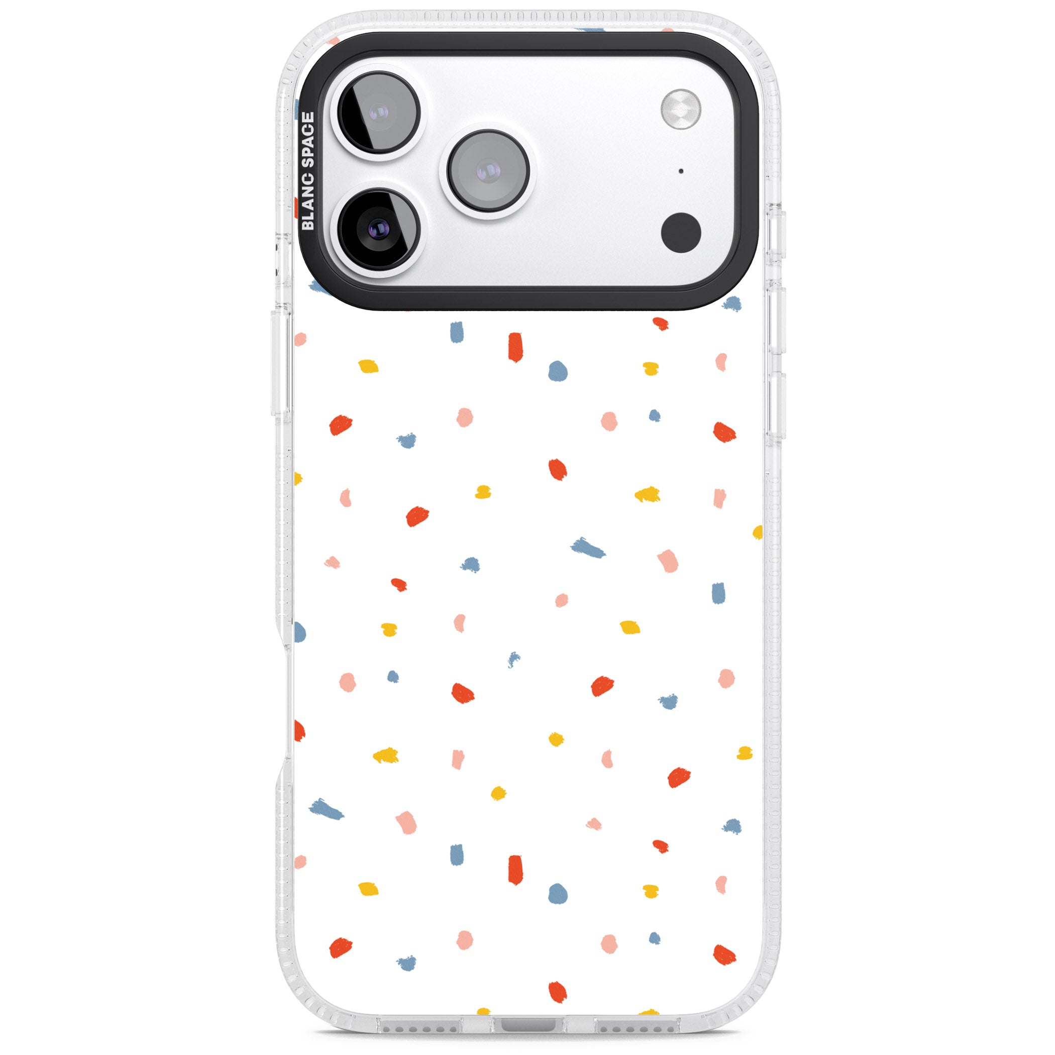 Confetti Speckle iPhone 17 Pro Impact Air Clear Phone Case