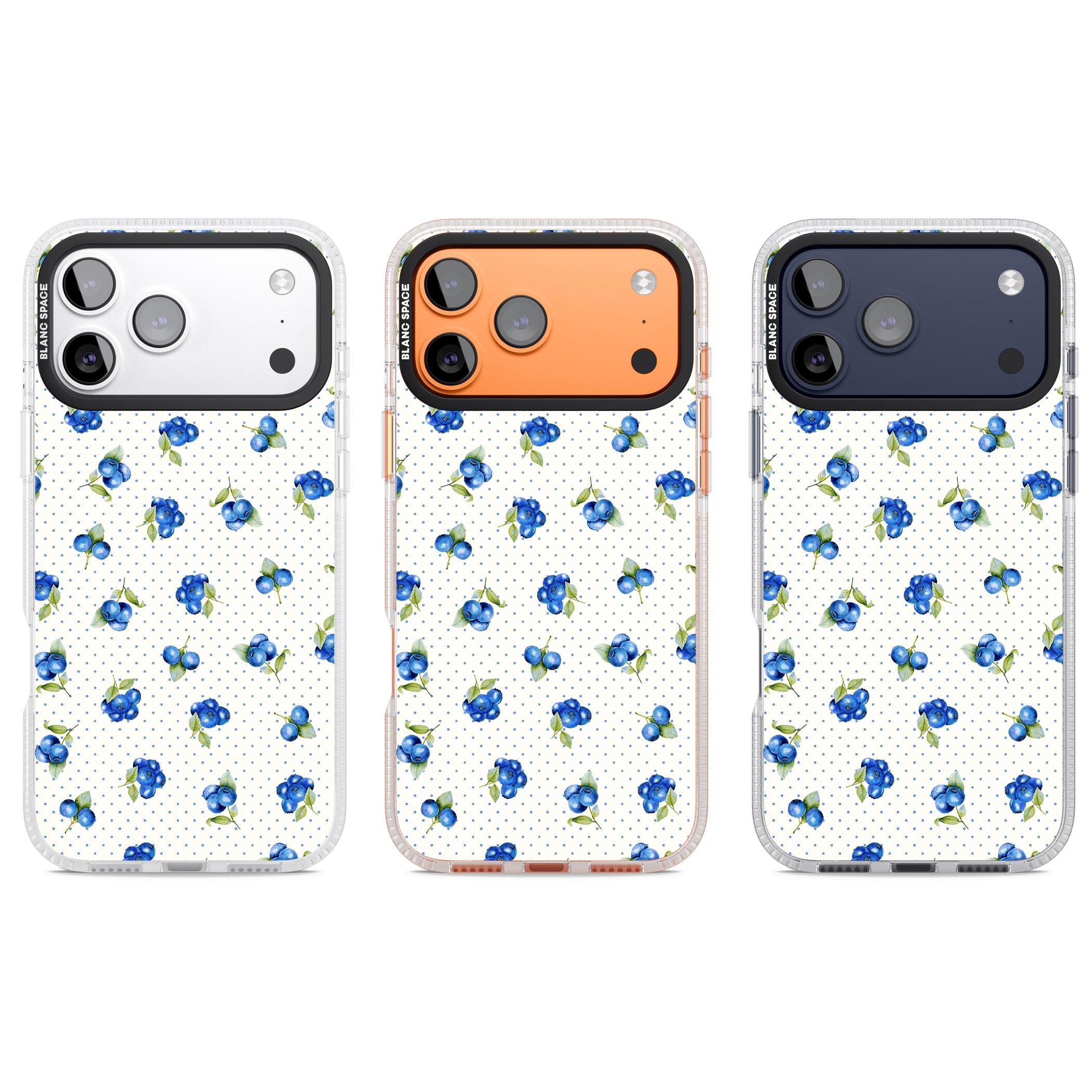 Blueberry Picnic iPhone 17 Pro Impact Air Clear Phone Case APT Impact Protection