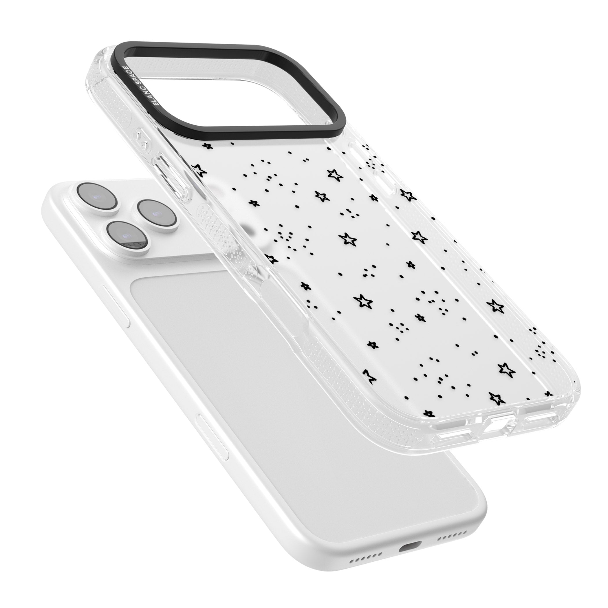 Starry Night Sky iPhone 17 Pro Max Impact Air Clear Phone Case Colours