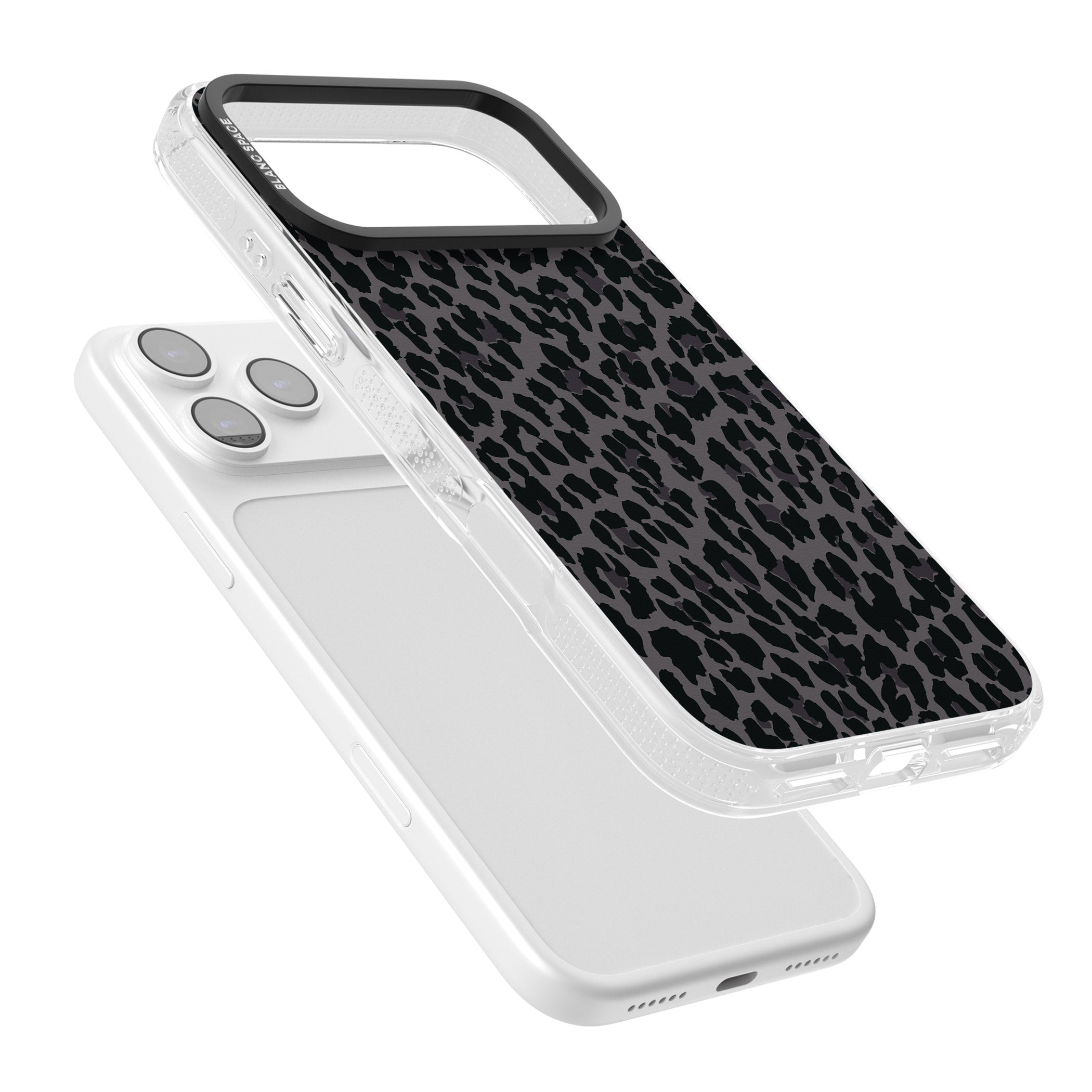 Dark Animal Print iPhone 17 Pro Max Impact Air Clear Phone Case Colours