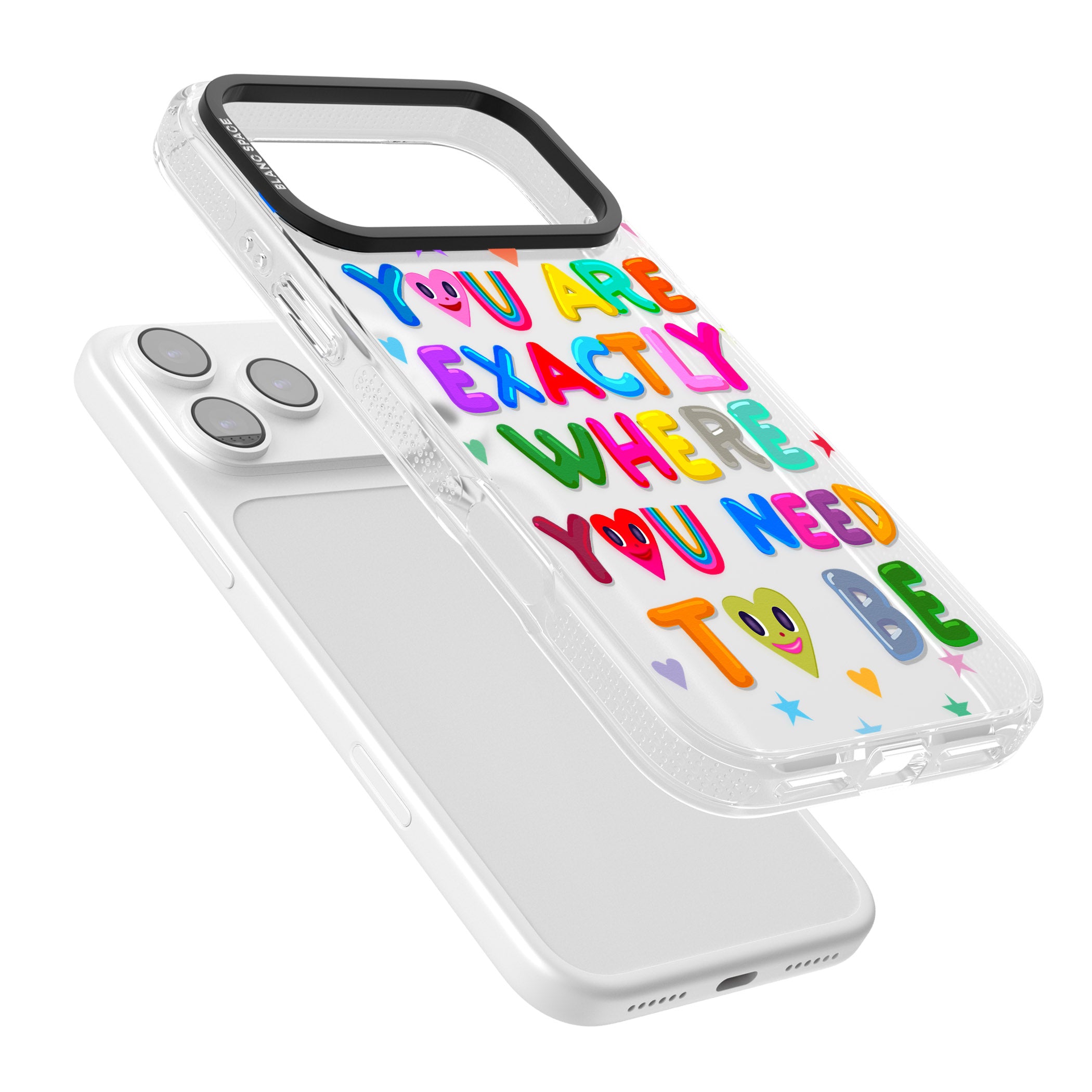 Exactly Where You Need To Be iPhone 17 Pro Impact Air Clear Phone Case Colours