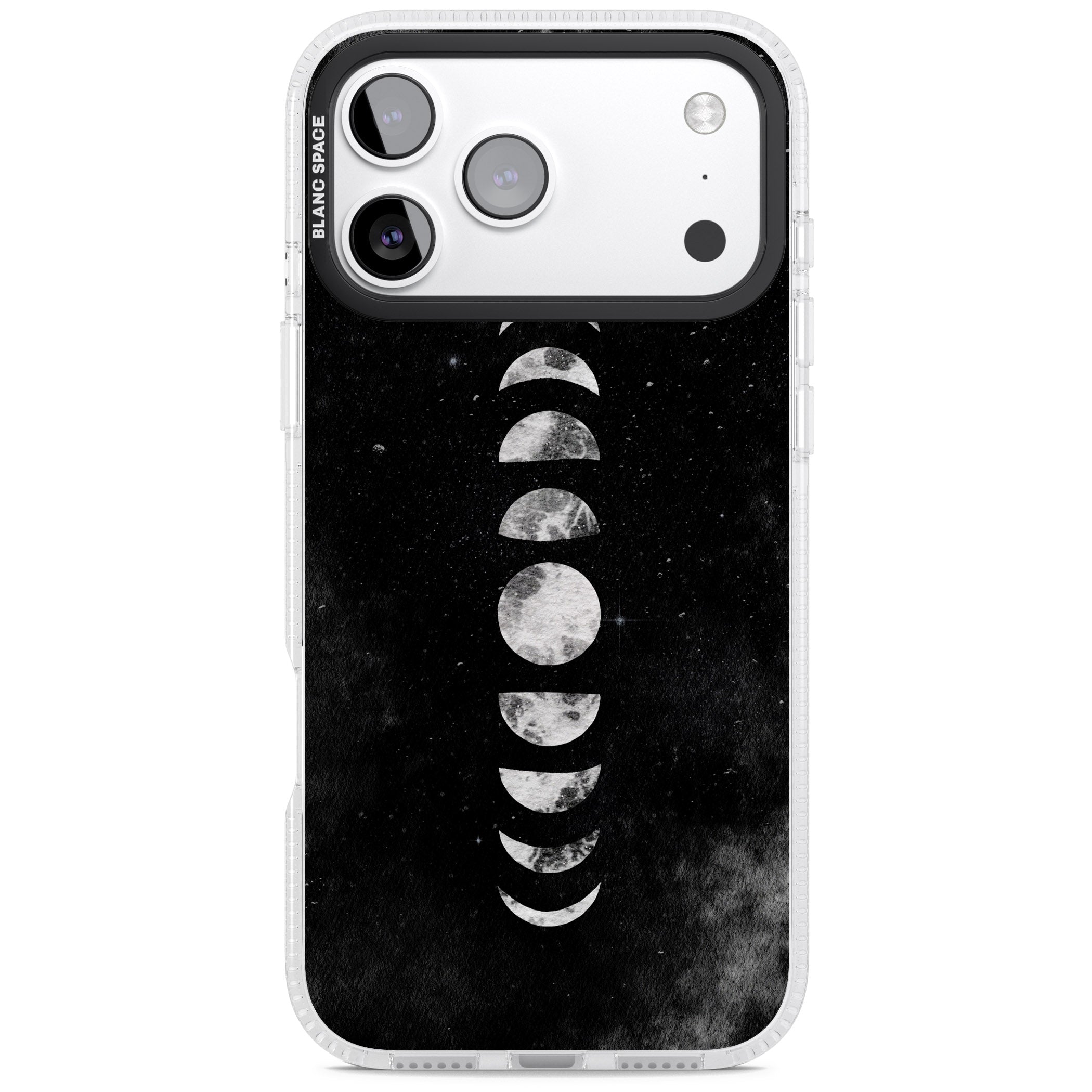 Lunar Phases iPhone 17 Pro Impact Air Clear Phone Case