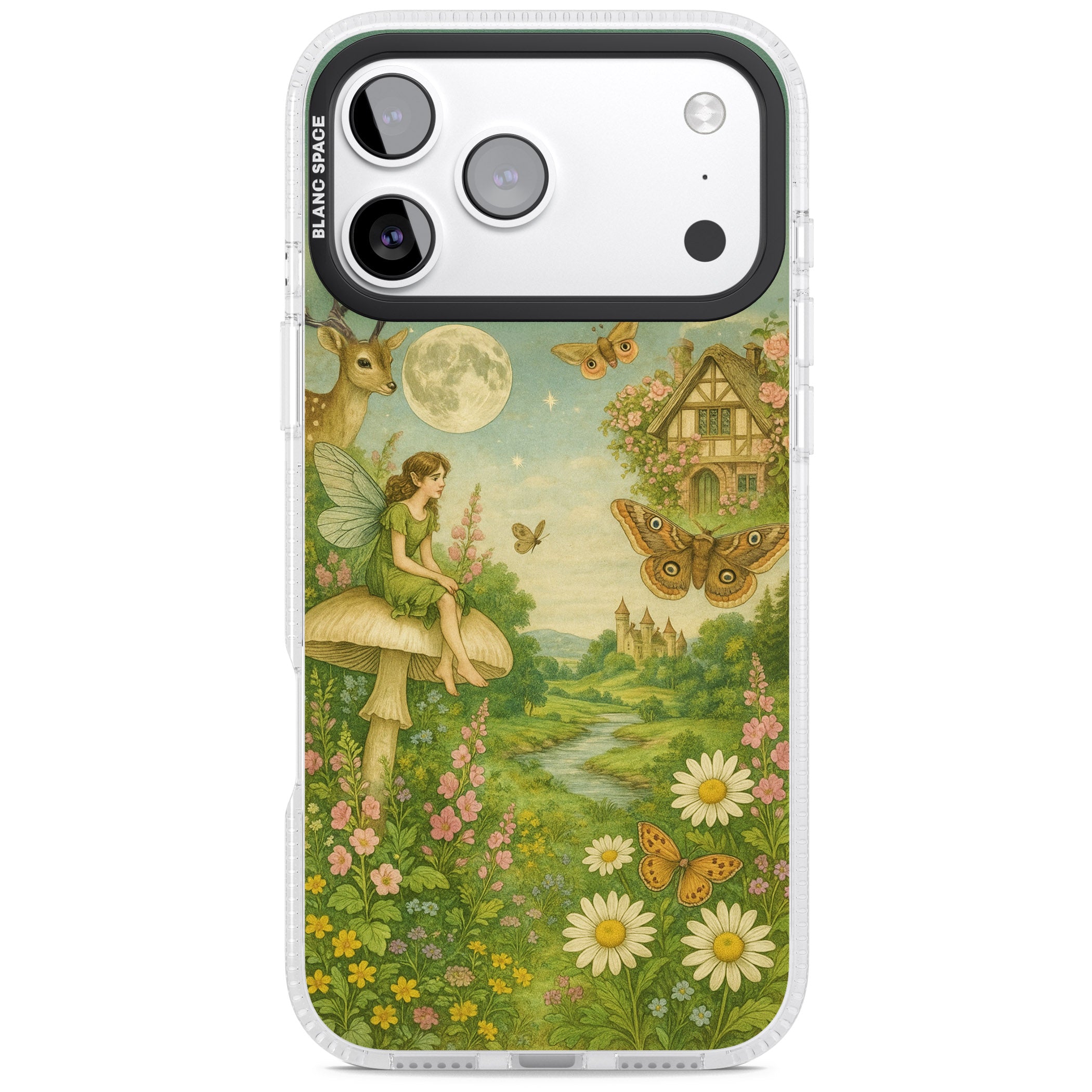 Cottage Fairy iPhone 17 Pro Impact Air Clear Phone Case