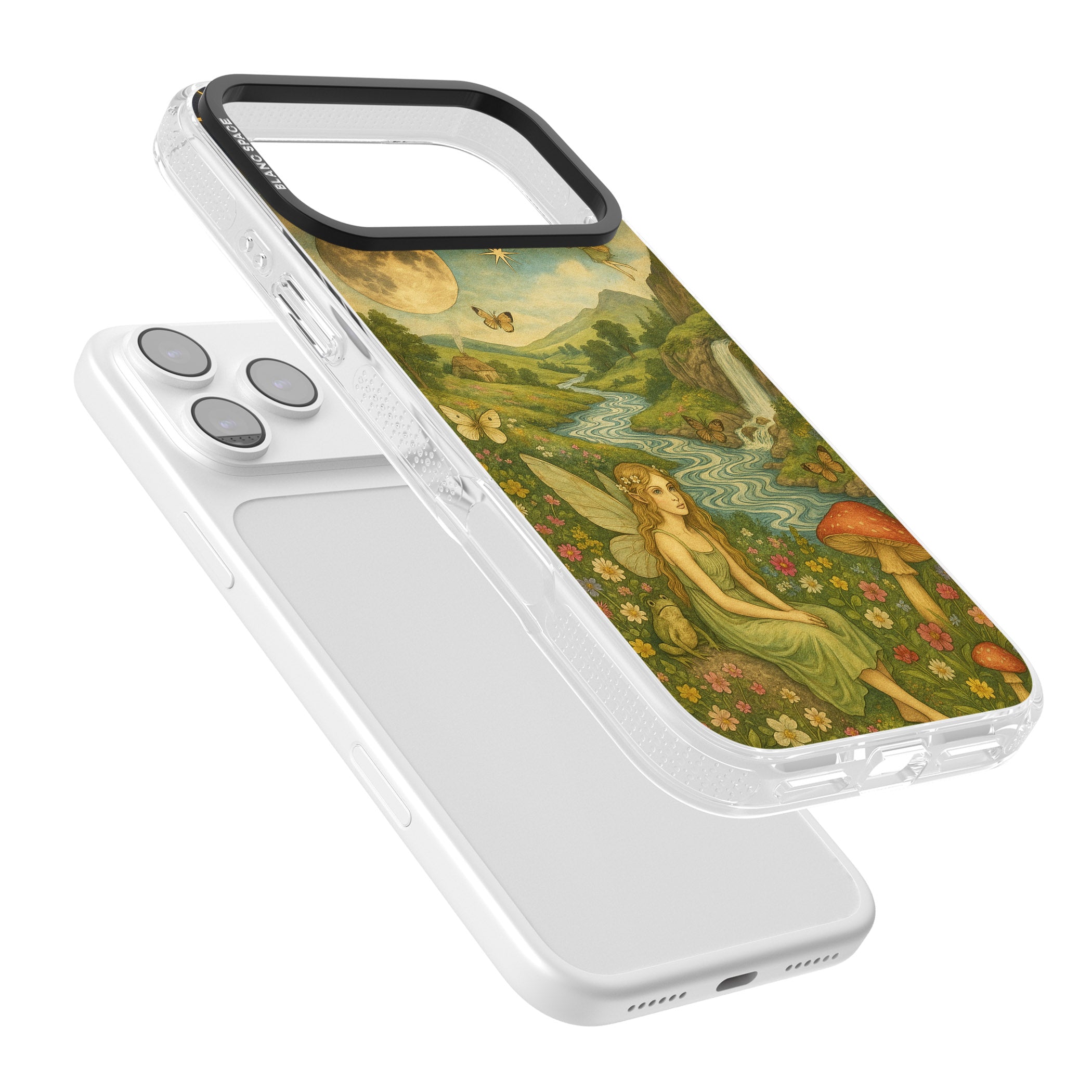Nature Fairy iPhone 17 Pro Impact Air Clear Phone Case Colours