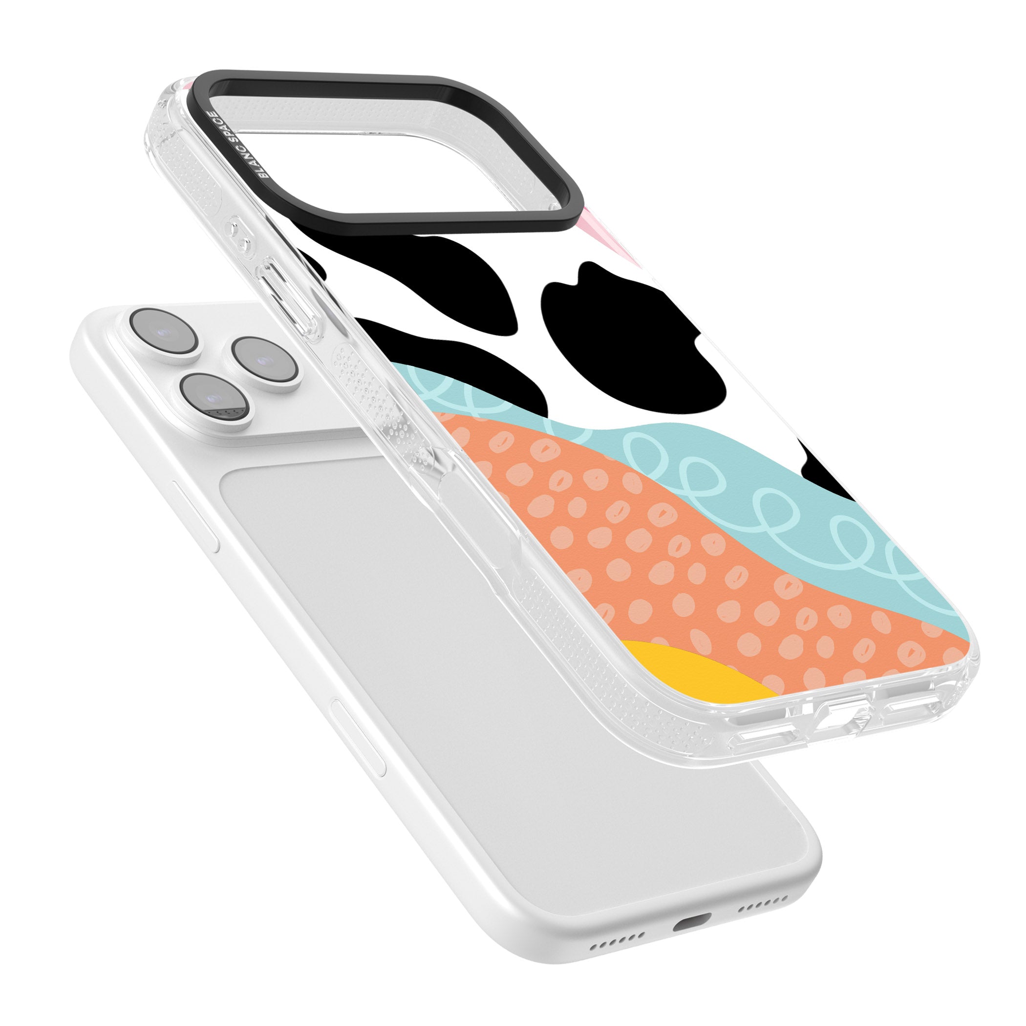 Abstract Elegance iPhone 17 Pro Impact Air Clear Phone Case Colours