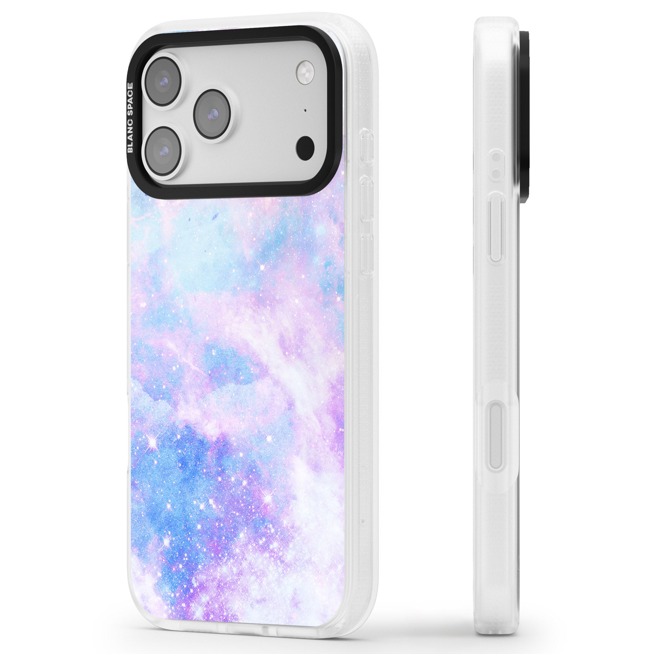 Galaxy Dream iPhone 17 Pro Impact Air Clear Phone Case Side Profile