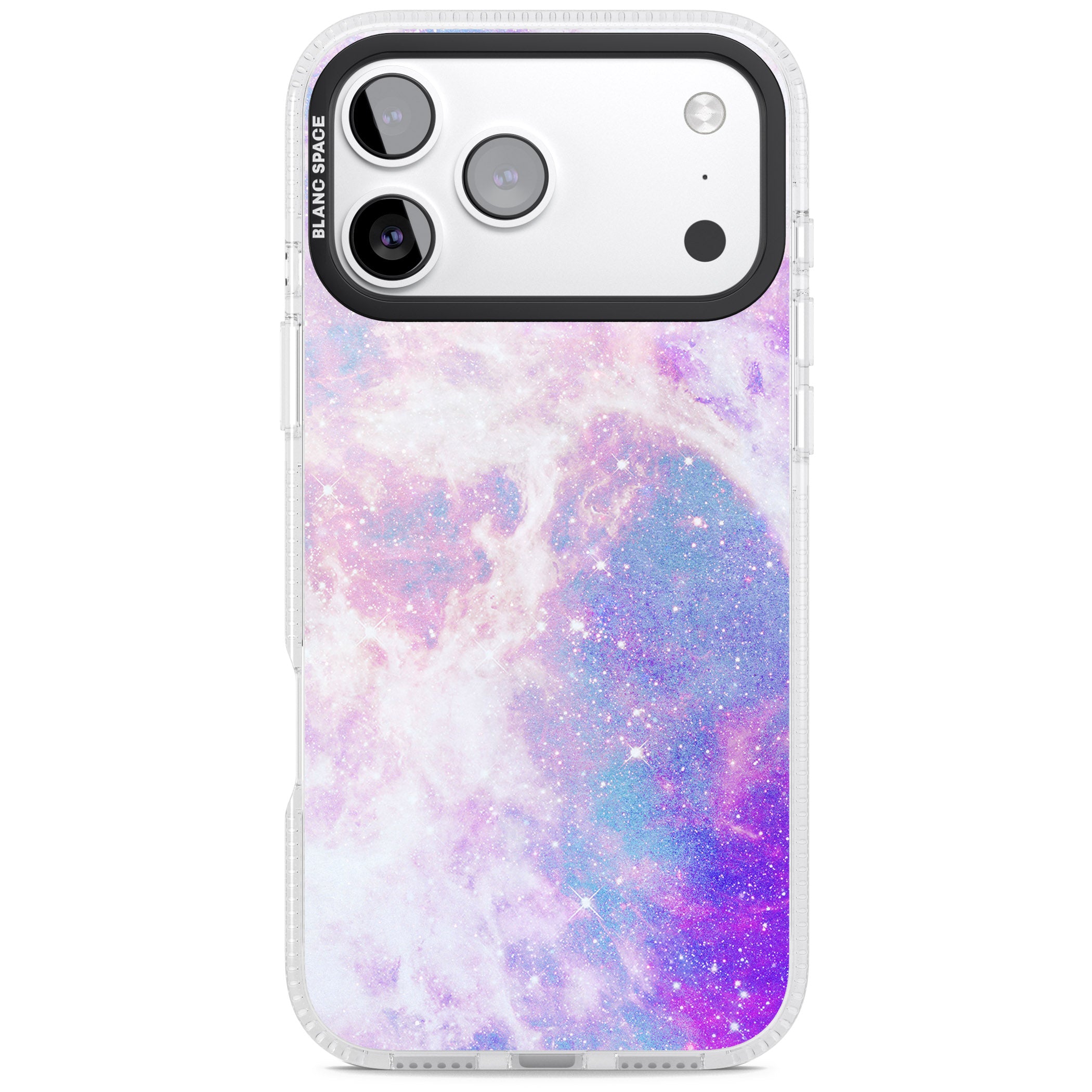 Pastel Galaxy iPhone 17 Pro Impact Air Clear Phone Case
