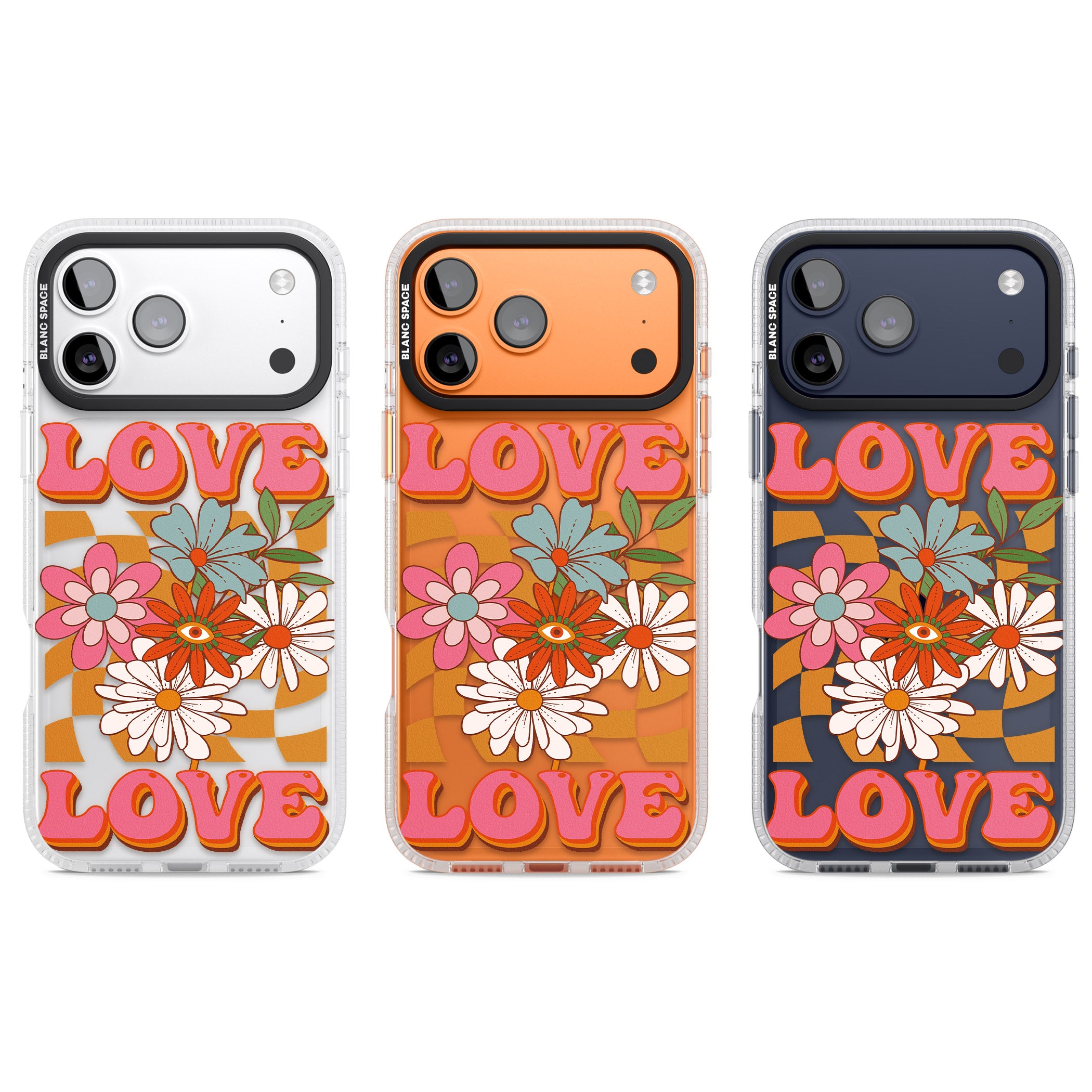 Love Bloom iPhone 17 Pro Impact Air Clear Phone Case APT Impact Protection
