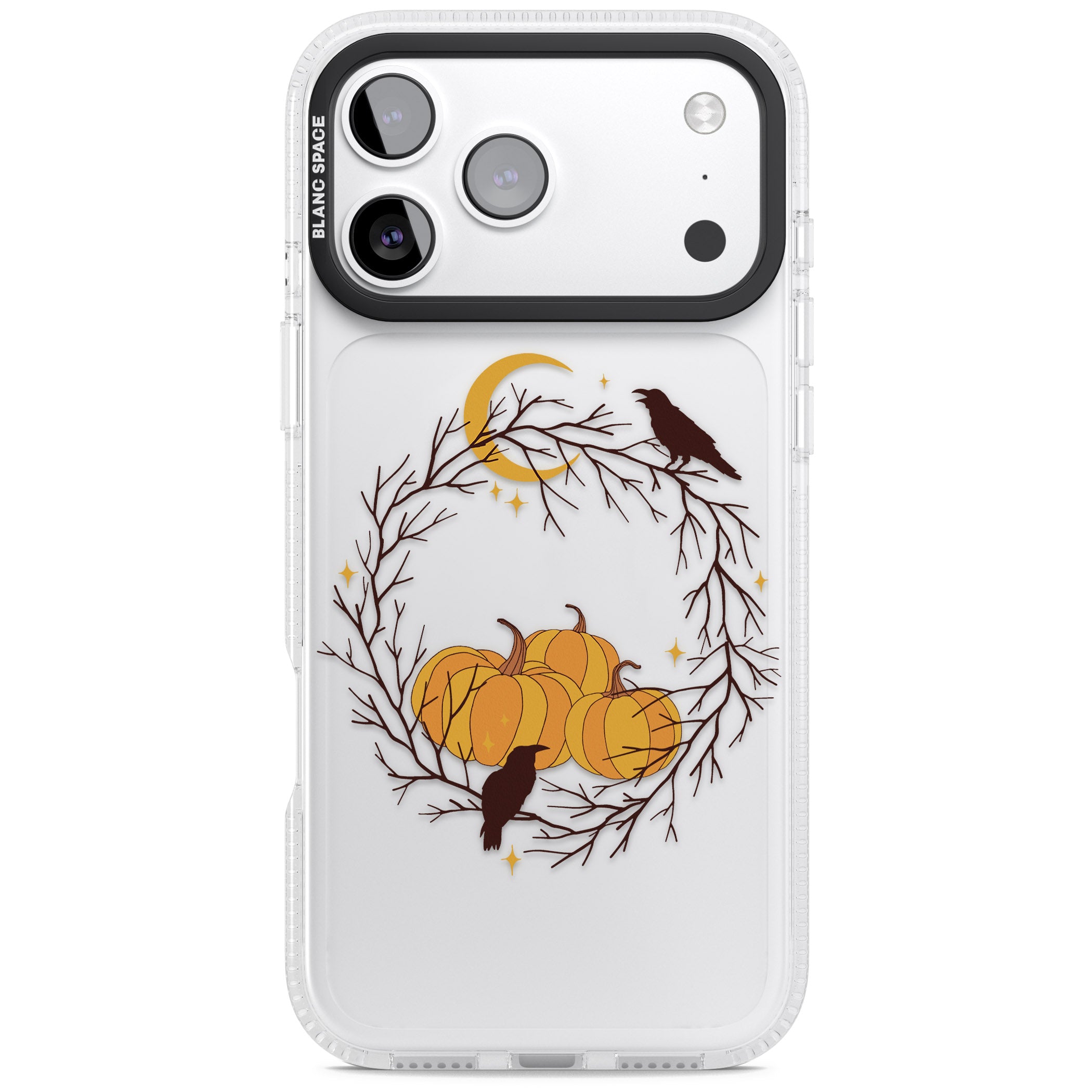 Pumpkin Patch iPhone 17 Pro Impact Air Clear Phone Case
