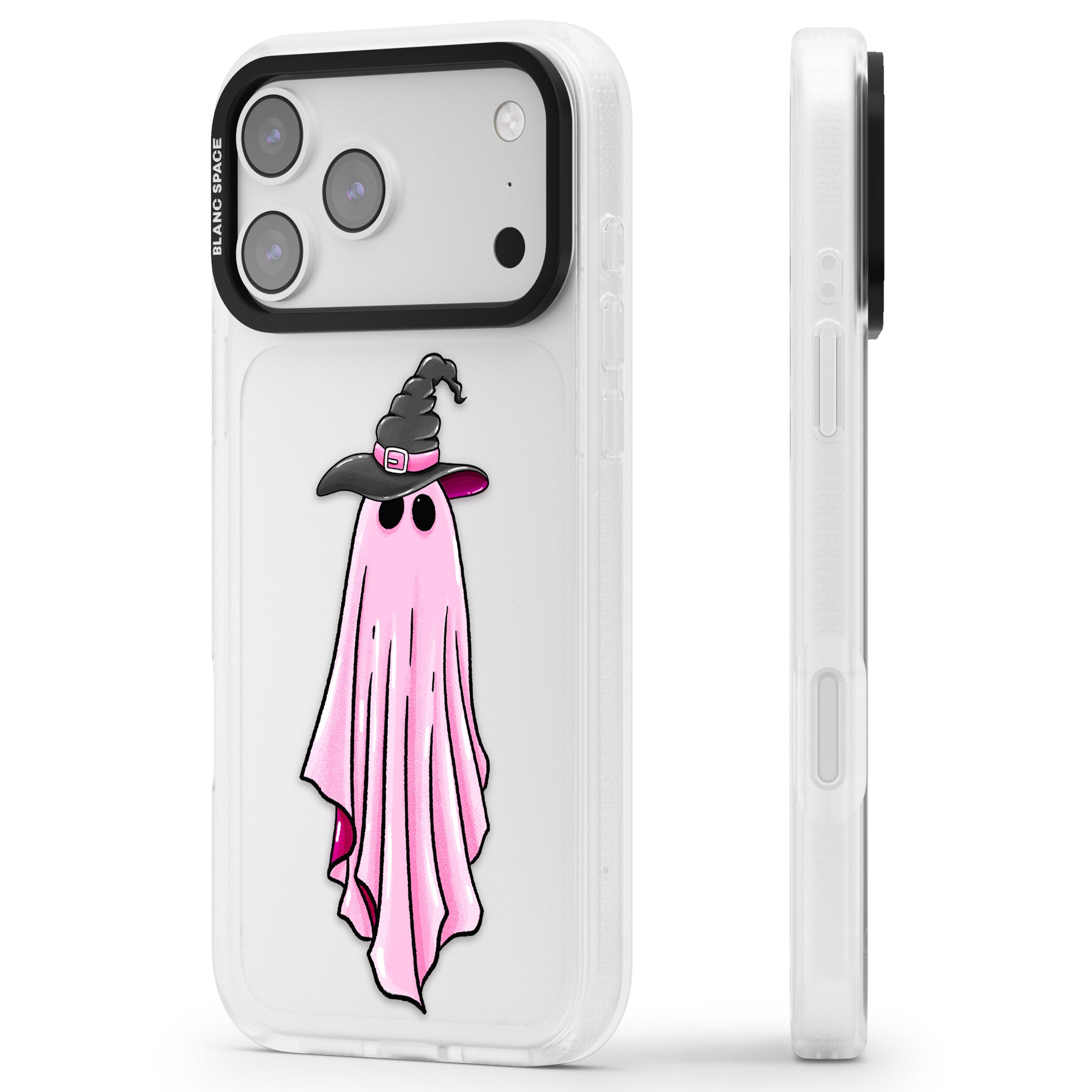 New Hat Day iPhone 17 Pro Impact Air Clear Phone Case Side Profile