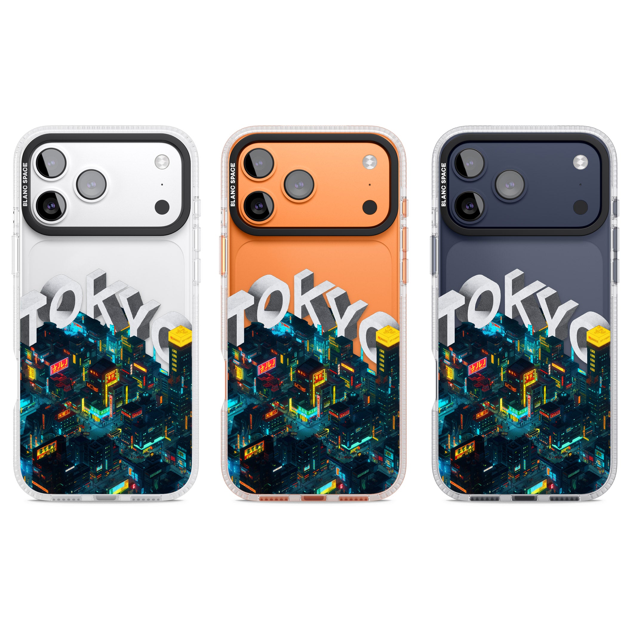 Tokyo iPhone 17 Pro Impact Air Clear Phone Case APT Impact Protection
