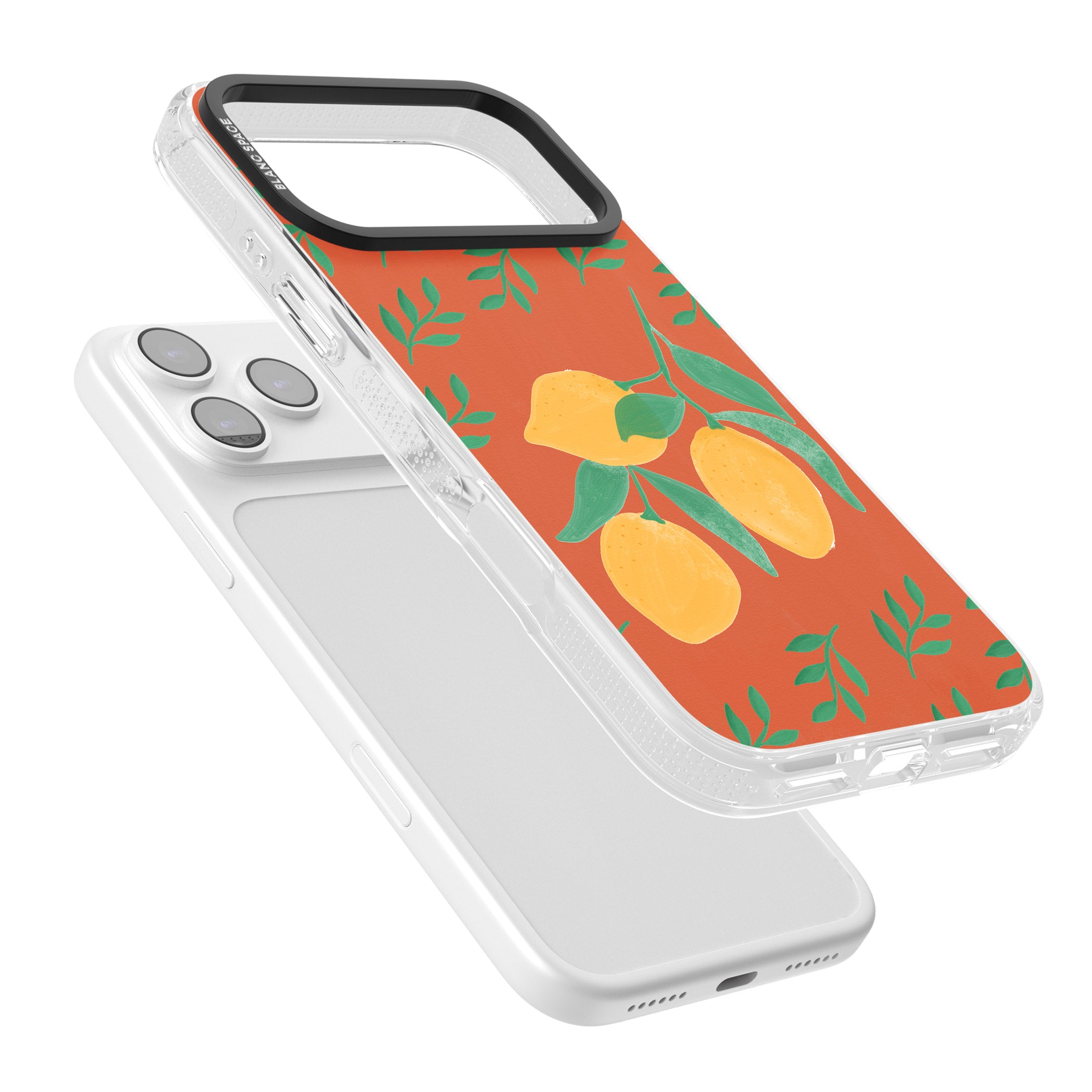 Tuscan Lemons iPhone 17 Pro Impact Air Clear Phone Case Colours