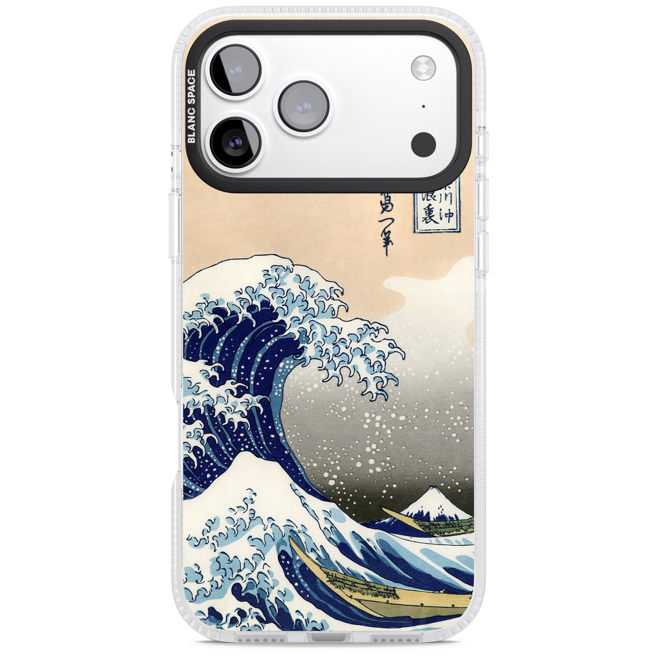 Great Wave iPhone 17 Pro Impact Air Clear Phone Case