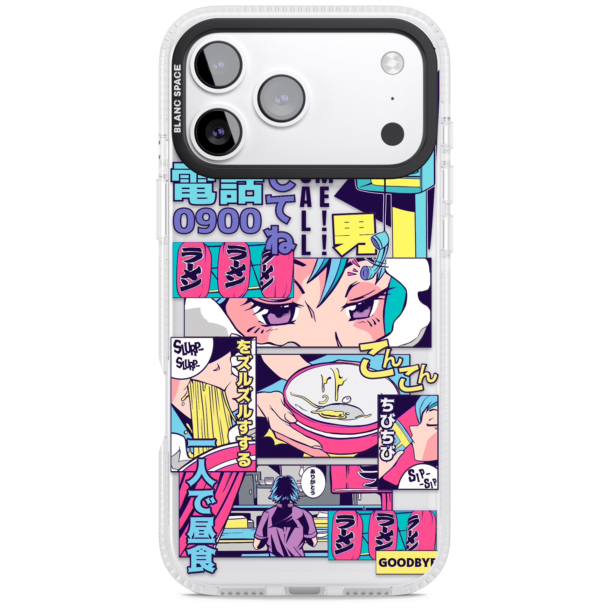 Vibrant Anime Comic iPhone 17 Pro Impact Air Clear Phone Case
