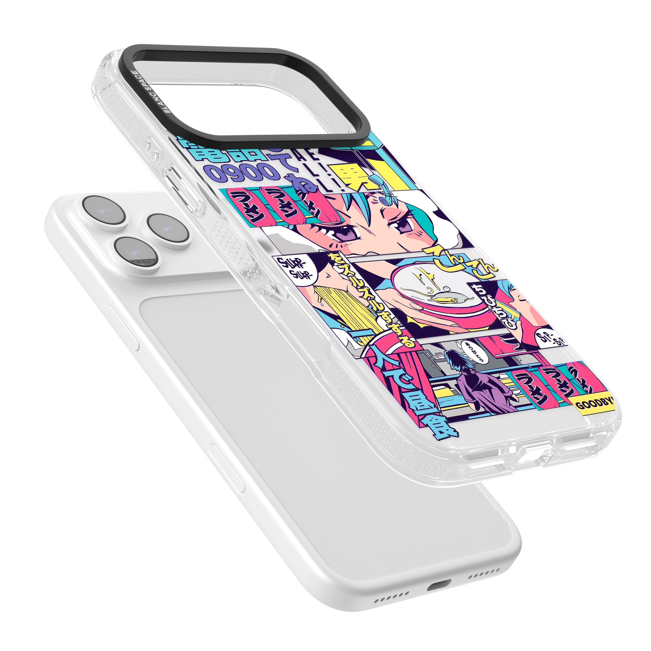 Vibrant Anime Comic iPhone 17 Pro Impact Air Clear Phone Case Colours