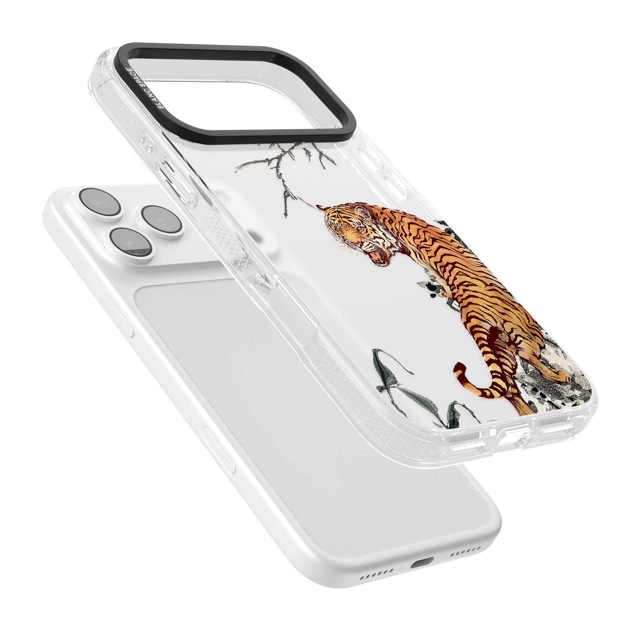 Roaring Tiger iPhone 17 Pro Impact Air Clear Phone Case Colours