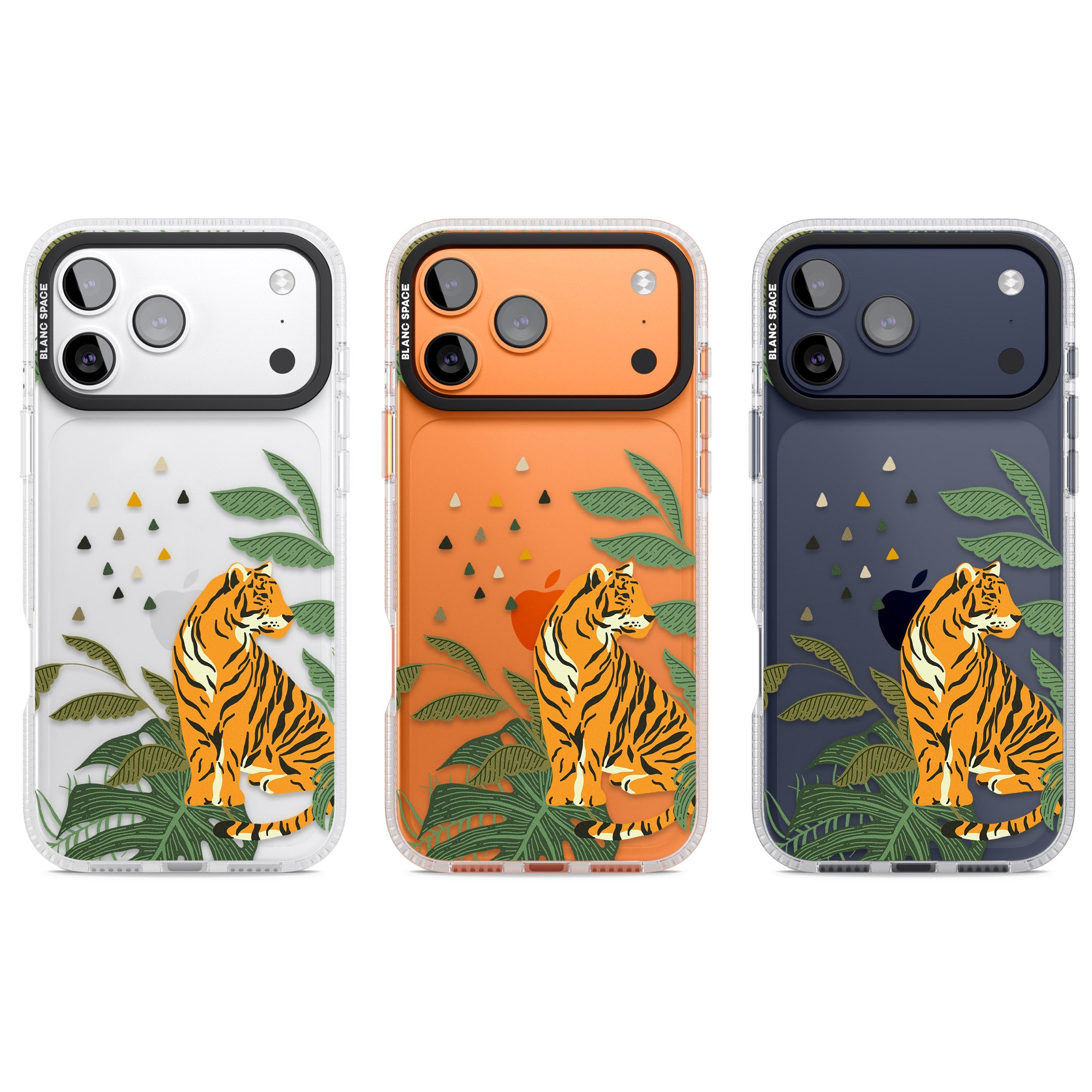 Tiger Jungle iPhone 17 Pro Impact Air Clear Phone Case APT Impact Protection