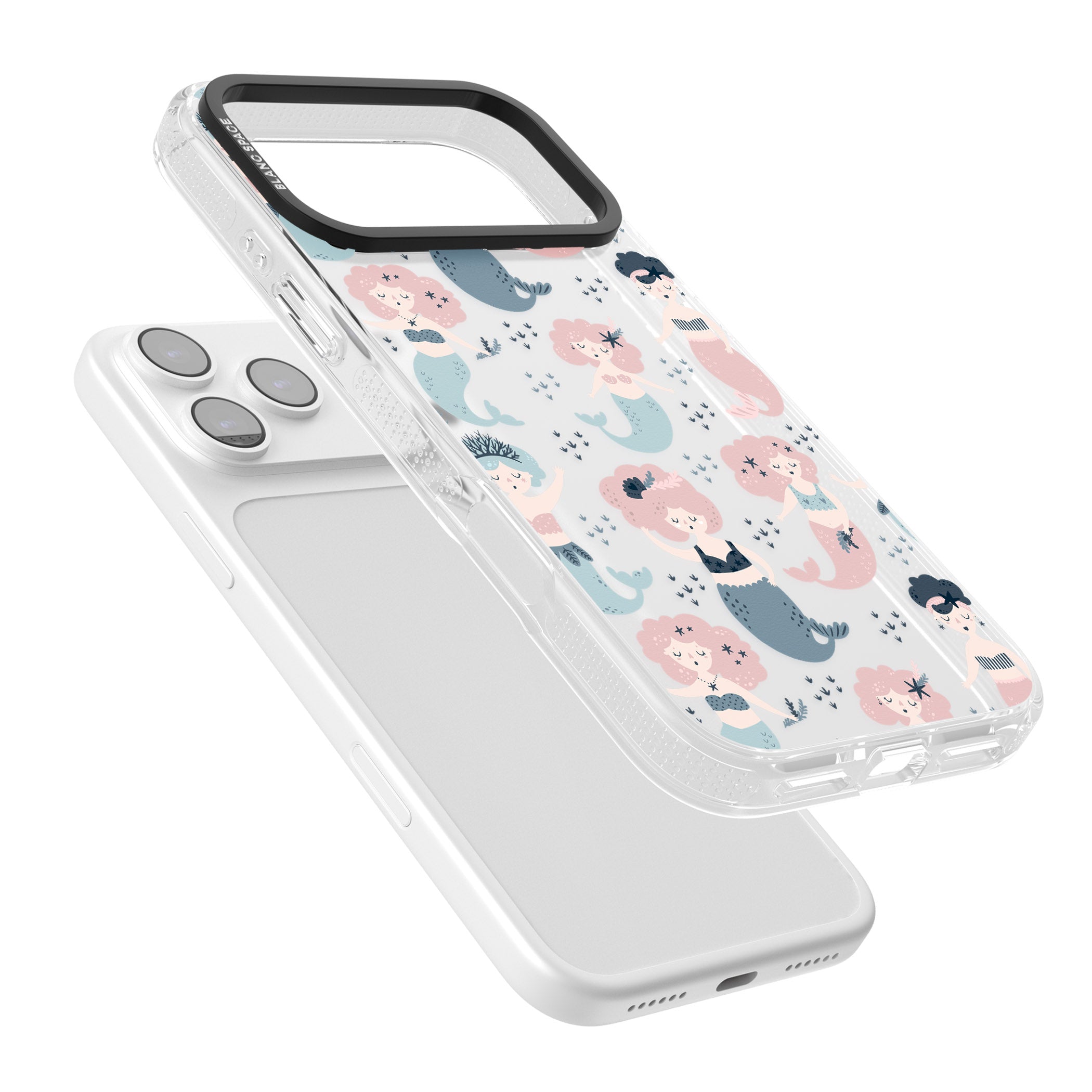 Under The Sea Mermaids (Clear) iPhone 17 Pro Max Impact Air Clear Phone Case Colours