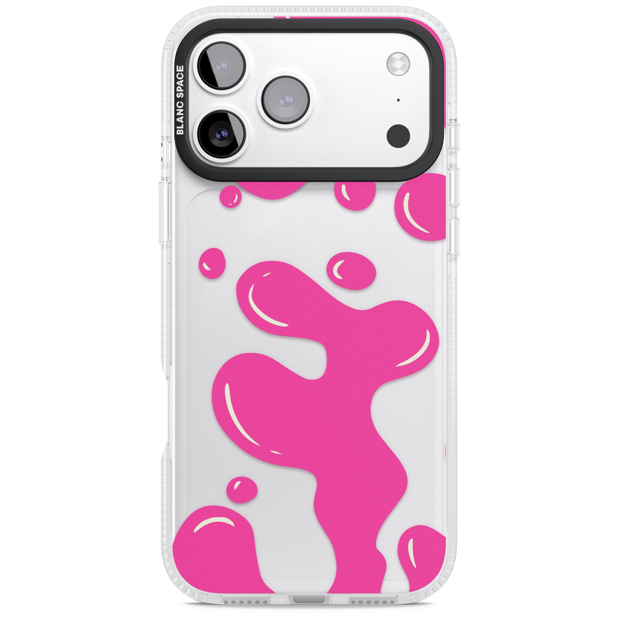 Pink Lava Lamp iPhone 17 Pro Max Impact Air Clear Phone Case