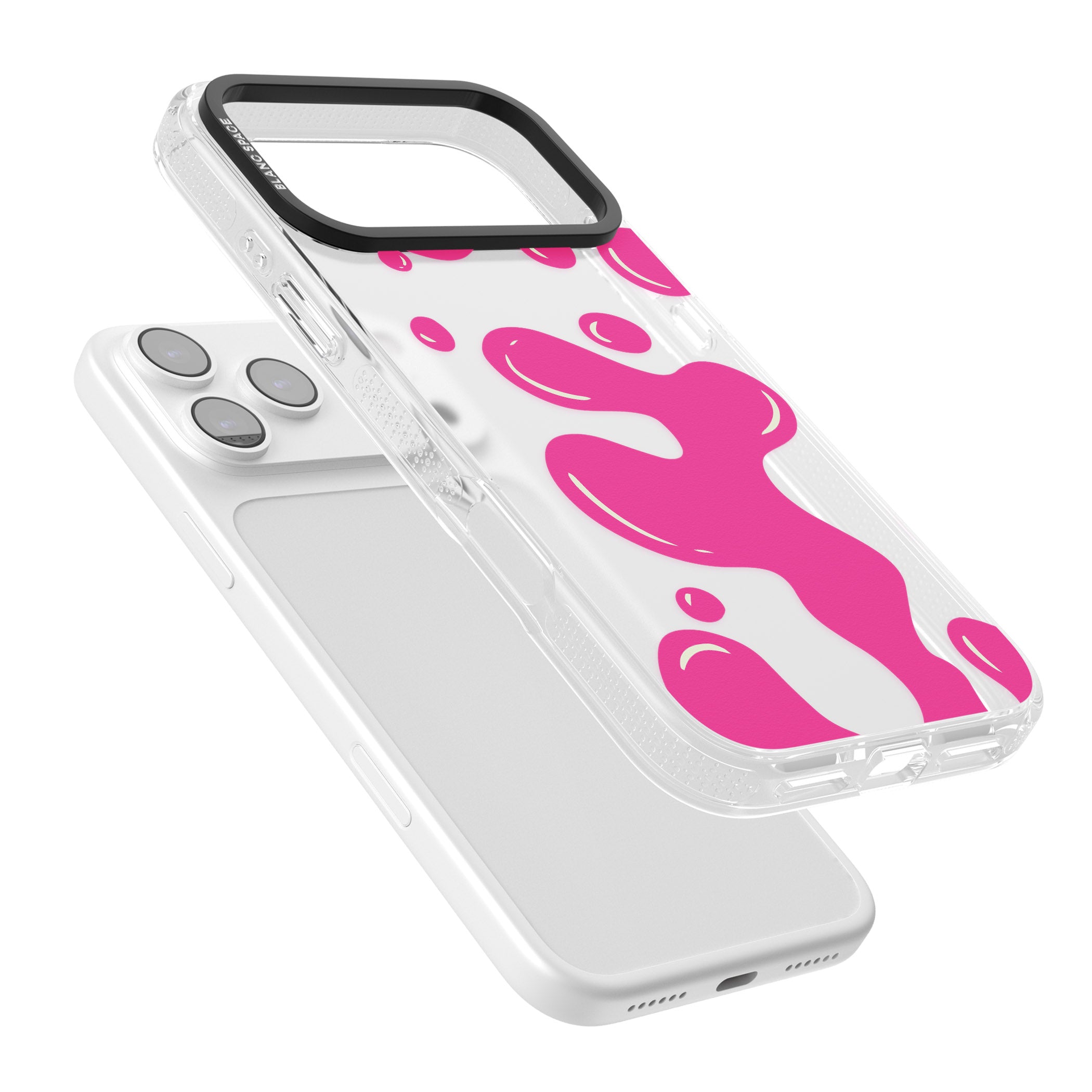 Pink Lava Lamp iPhone 17 Pro Max Impact Air Clear Phone Case Colours