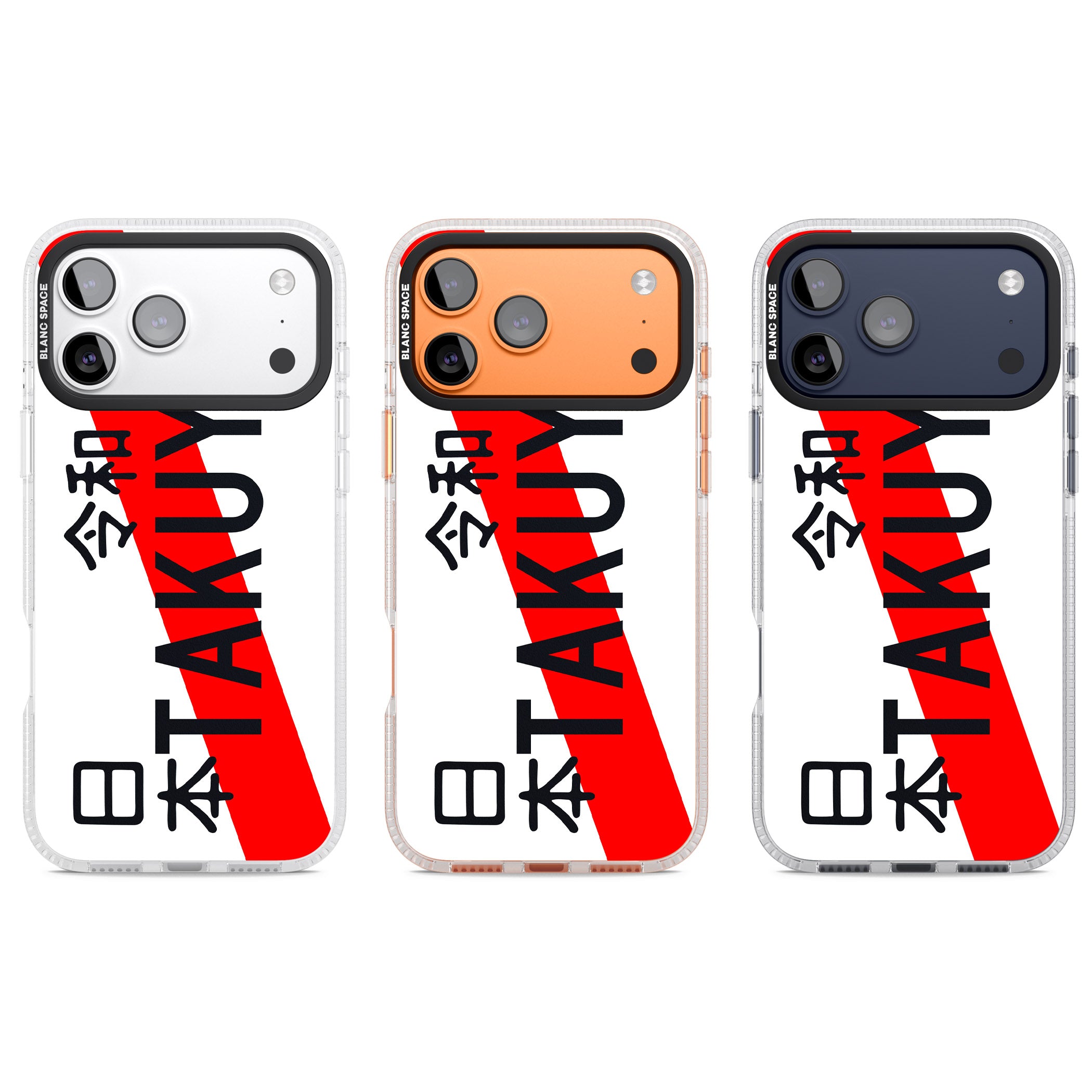 Personalised Japanese License Plate iPhone 17 Pro Impact Air Clear Phone Case APT Impact Protection