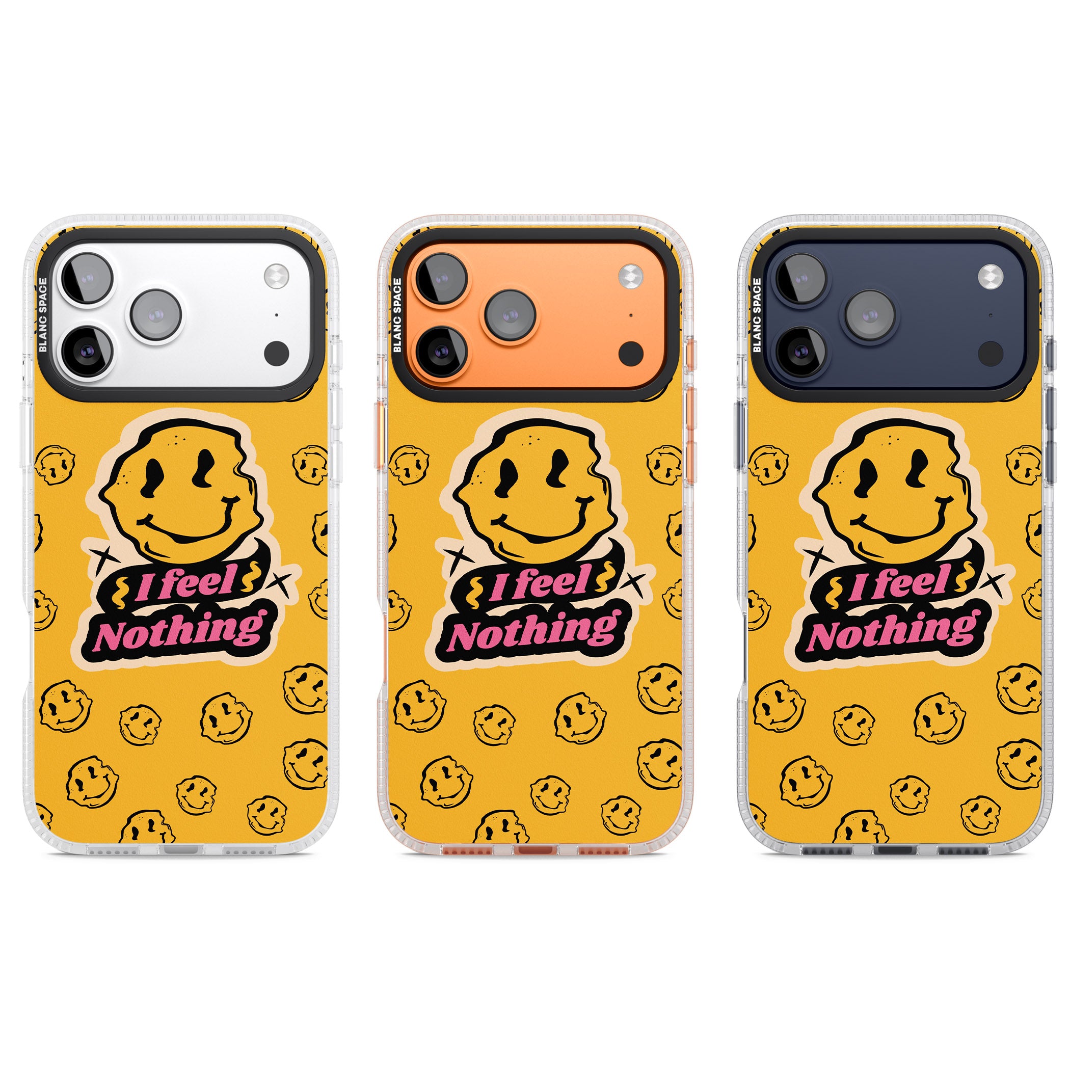 I Feel Nothing iPhone 17 Pro Impact Air Clear Phone Case APT Impact Protection