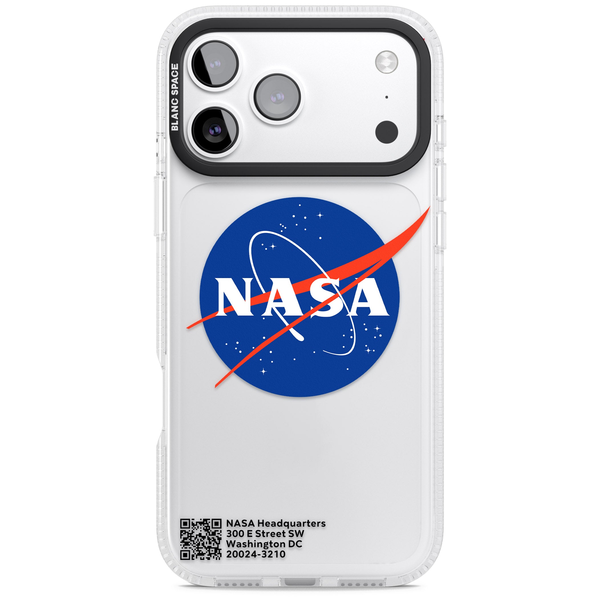 Nasa Meatball iPhone 17 Pro Impact Air Clear Phone Case