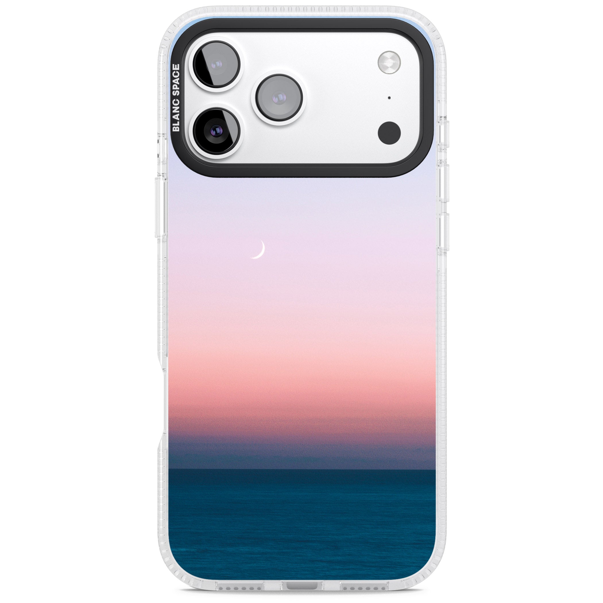 Pastel Ocean Sunset iPhone 17 Pro Impact Air Clear Phone Case