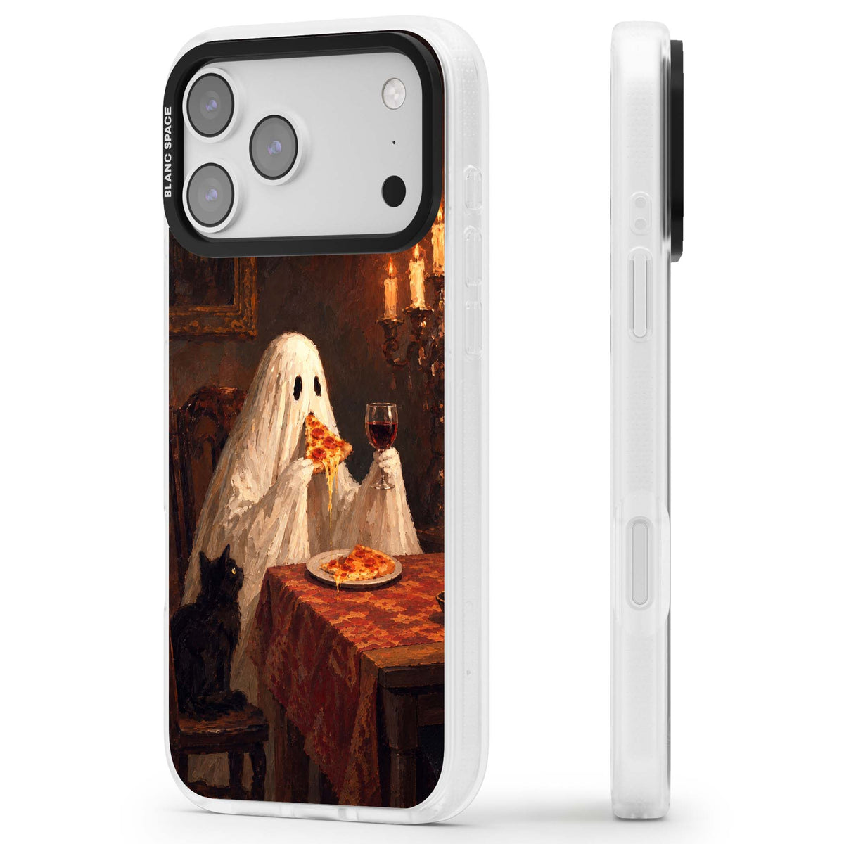 Lonely Night In art iPhone case | Clear Case Impact Air case for iPhone 17 Pro, iPhone 17 Pro Max