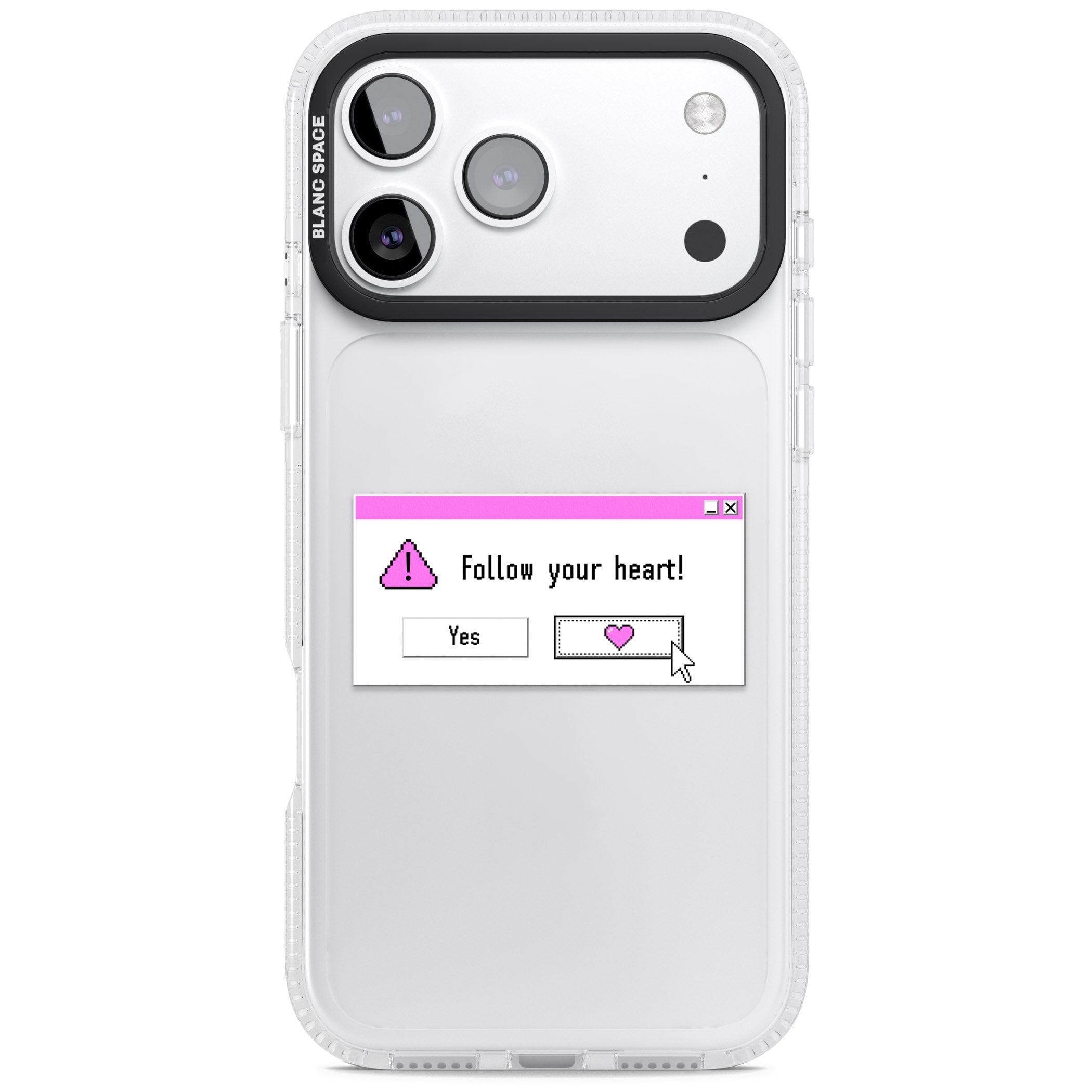 Follow Your Heart.Exe iPhone 17 Pro Impact Air Clear Phone Case