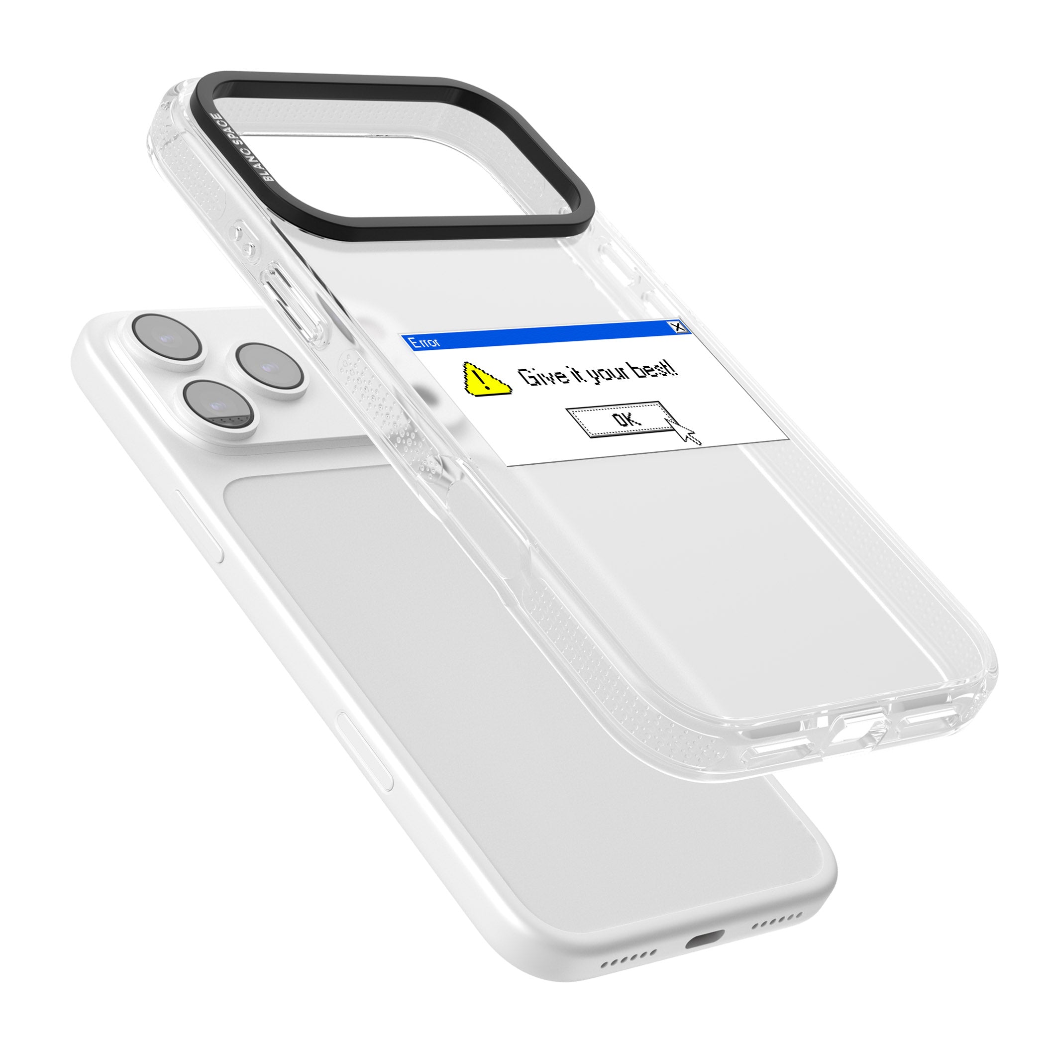 Give It Your Best Exe iPhone 17 Pro Impact Air Clear Phone Case Colours