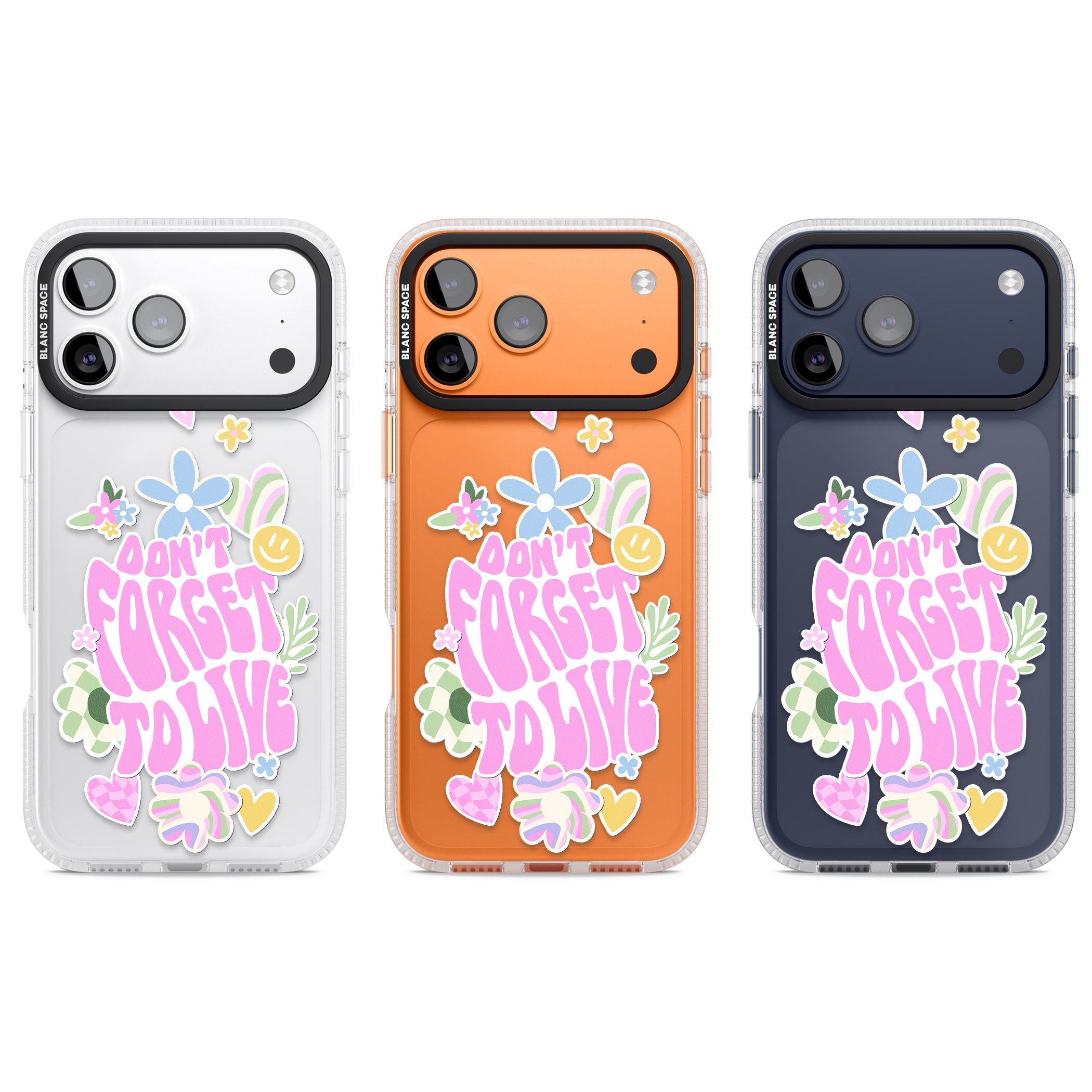 Don'T Forget To Live iPhone 17 Pro Impact Air Clear Phone Case APT Impact Protection