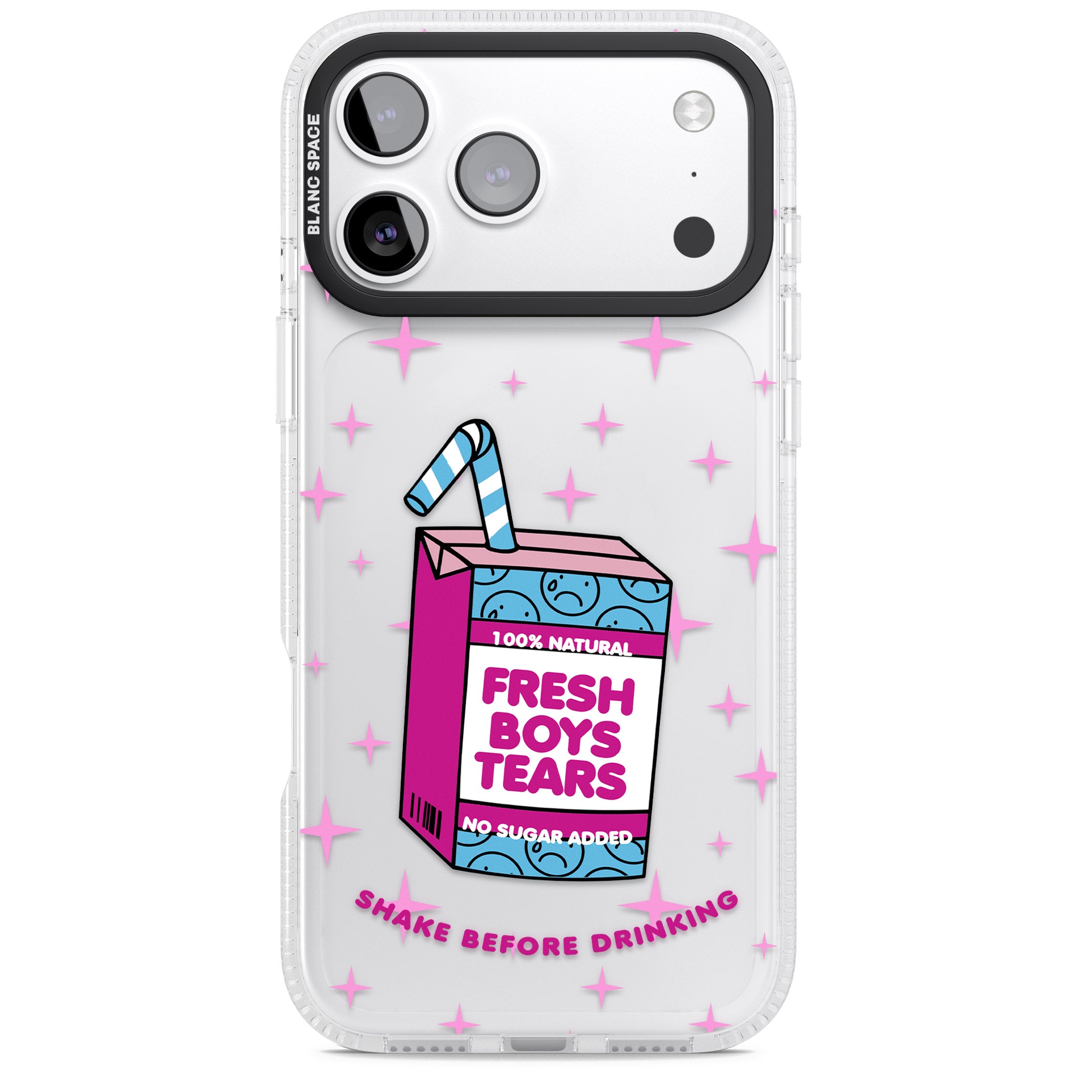 Boy Tears iPhone 17 Pro Impact Air Clear Phone Case