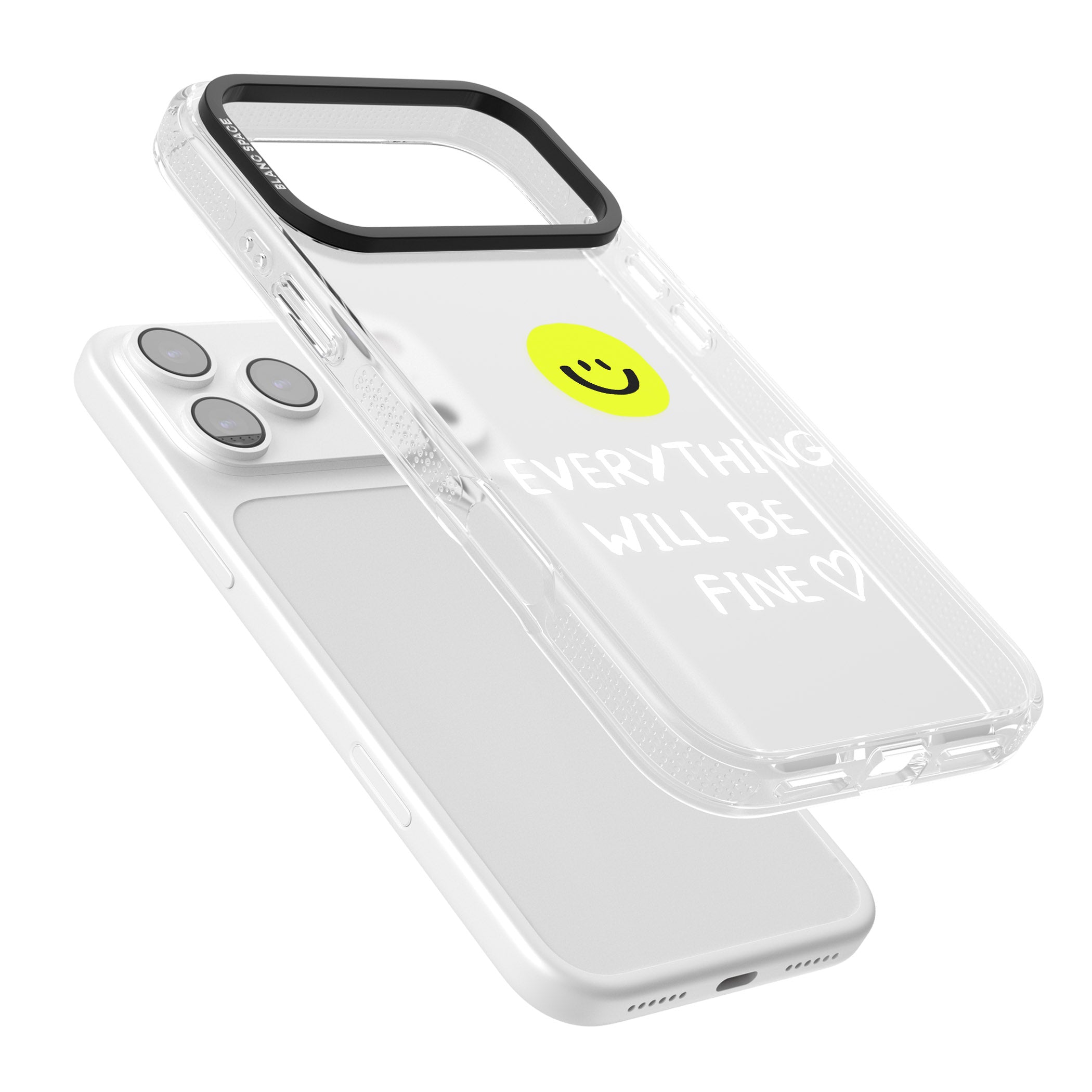 Everything Will Be Fine iPhone 17 Pro Impact Air Clear Phone Case Colours