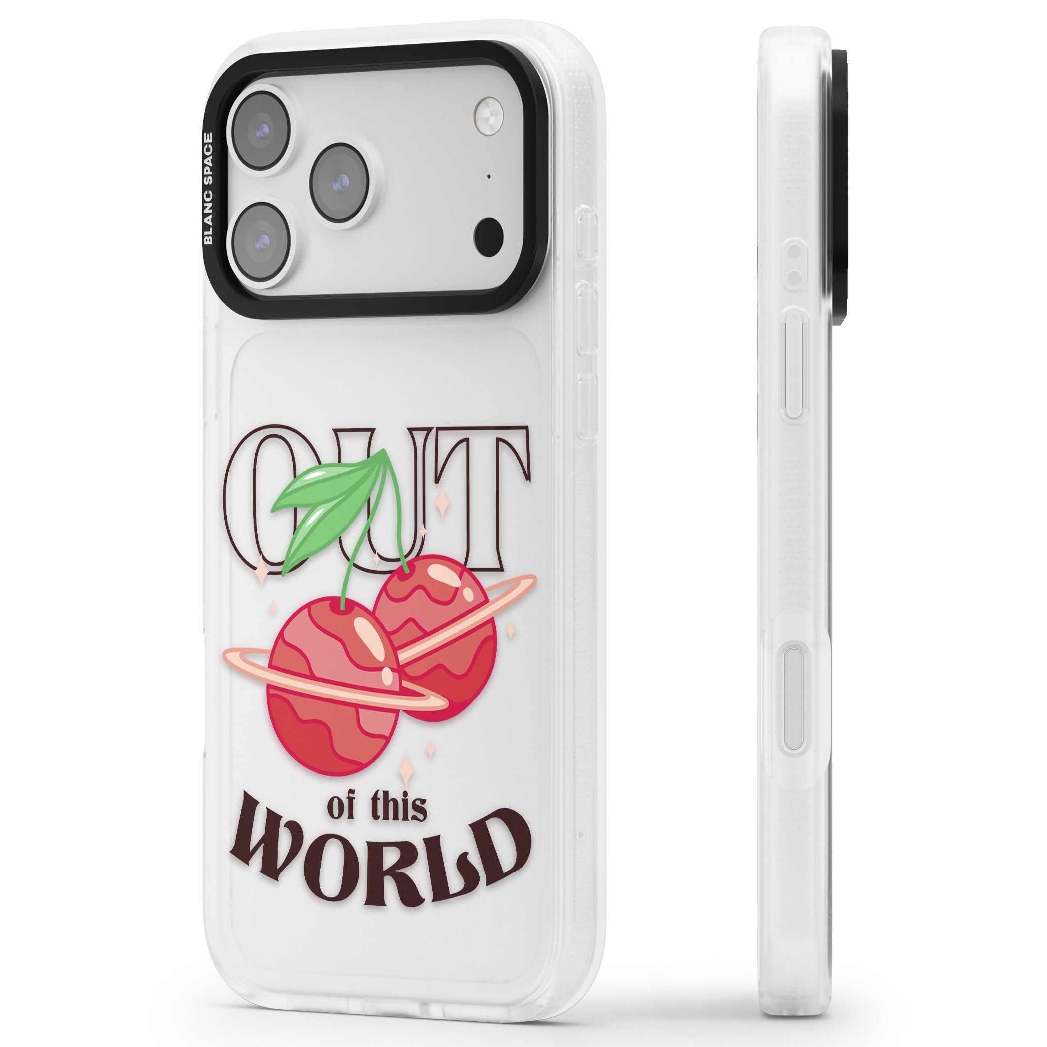Out Of This World iPhone 17 Pro Impact Air Clear Phone Case Side Profile