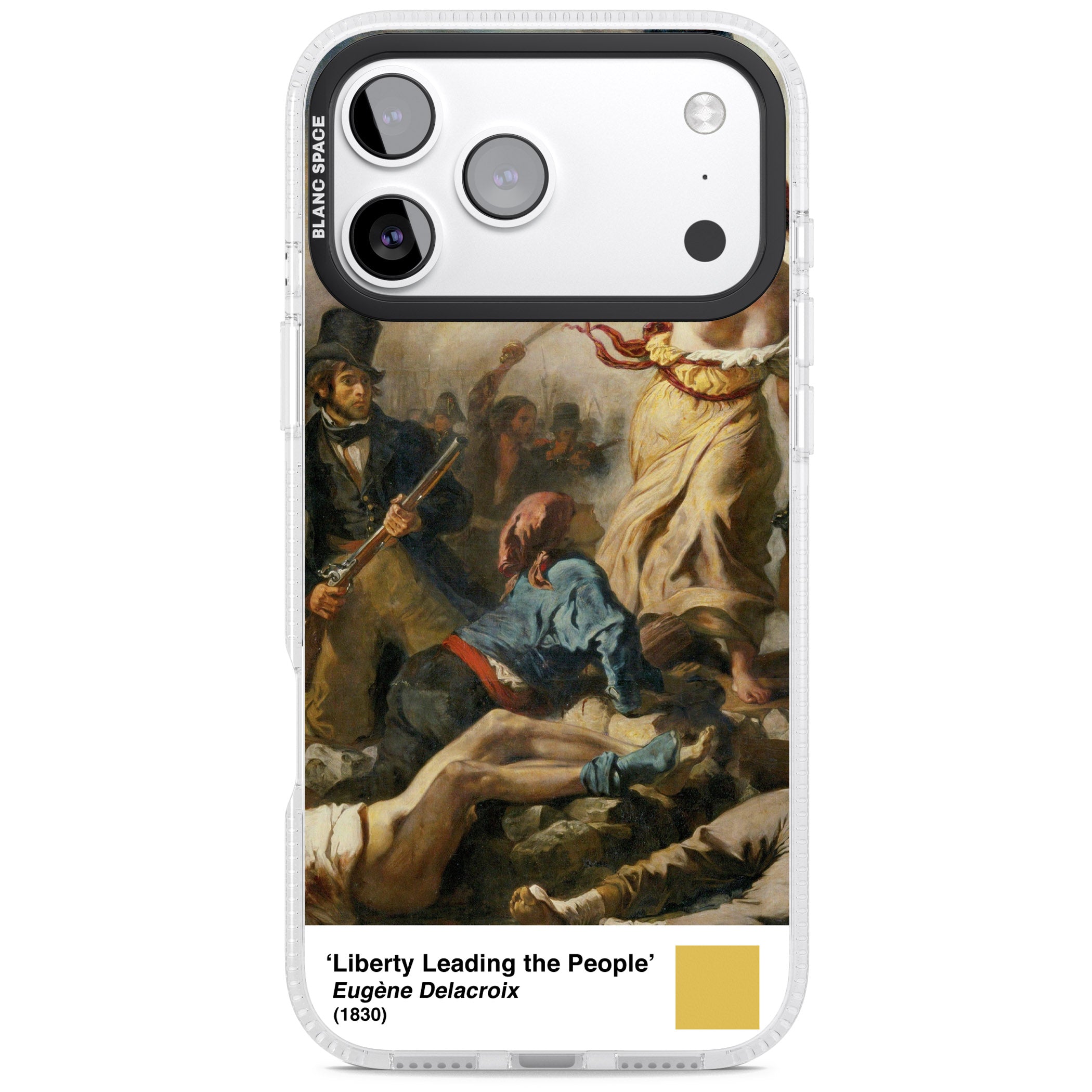 Liberty Leading The People iPhone 17 Pro Impact Air Clear Phone Case