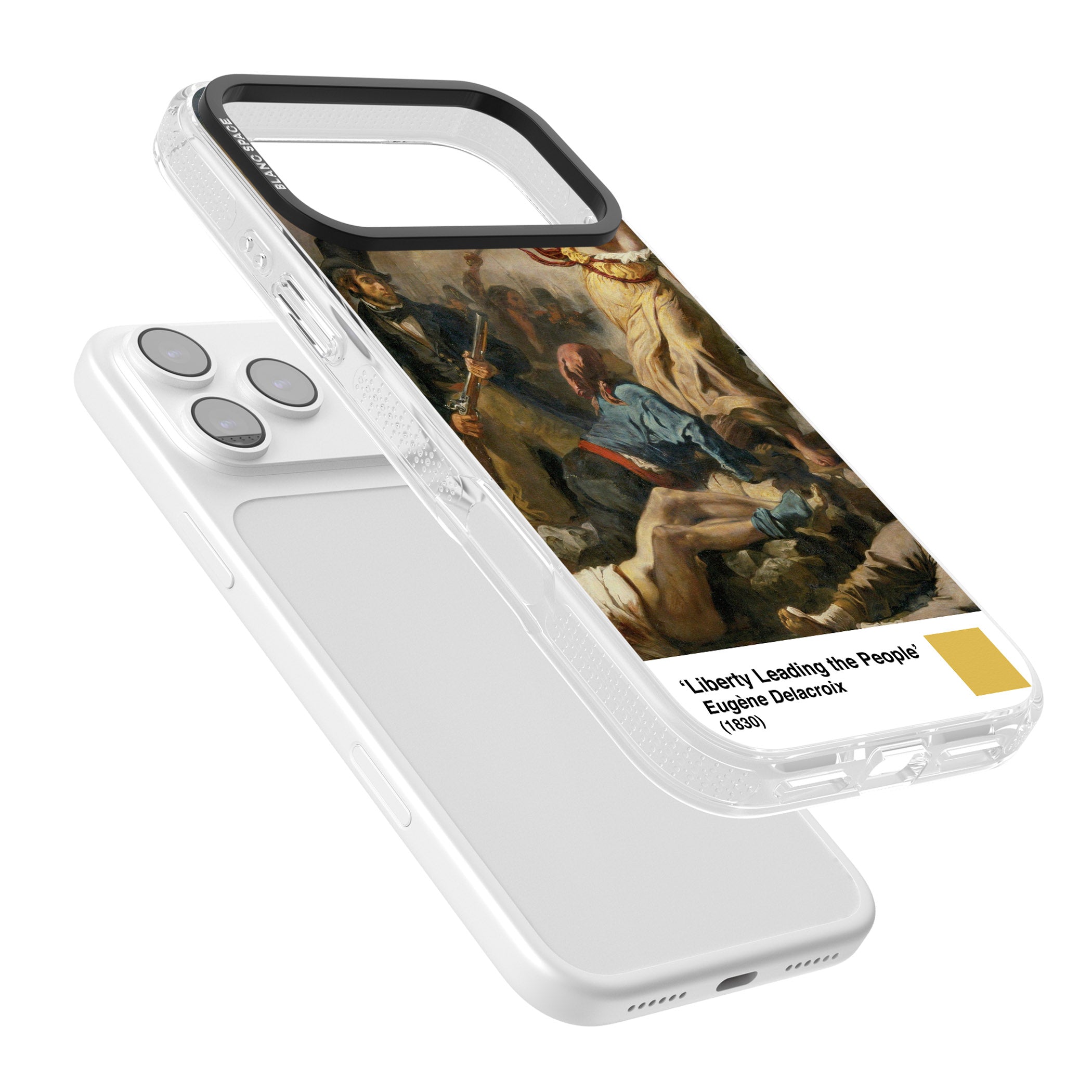 Liberty Leading The People iPhone 17 Pro Impact Air Clear Phone Case Colours