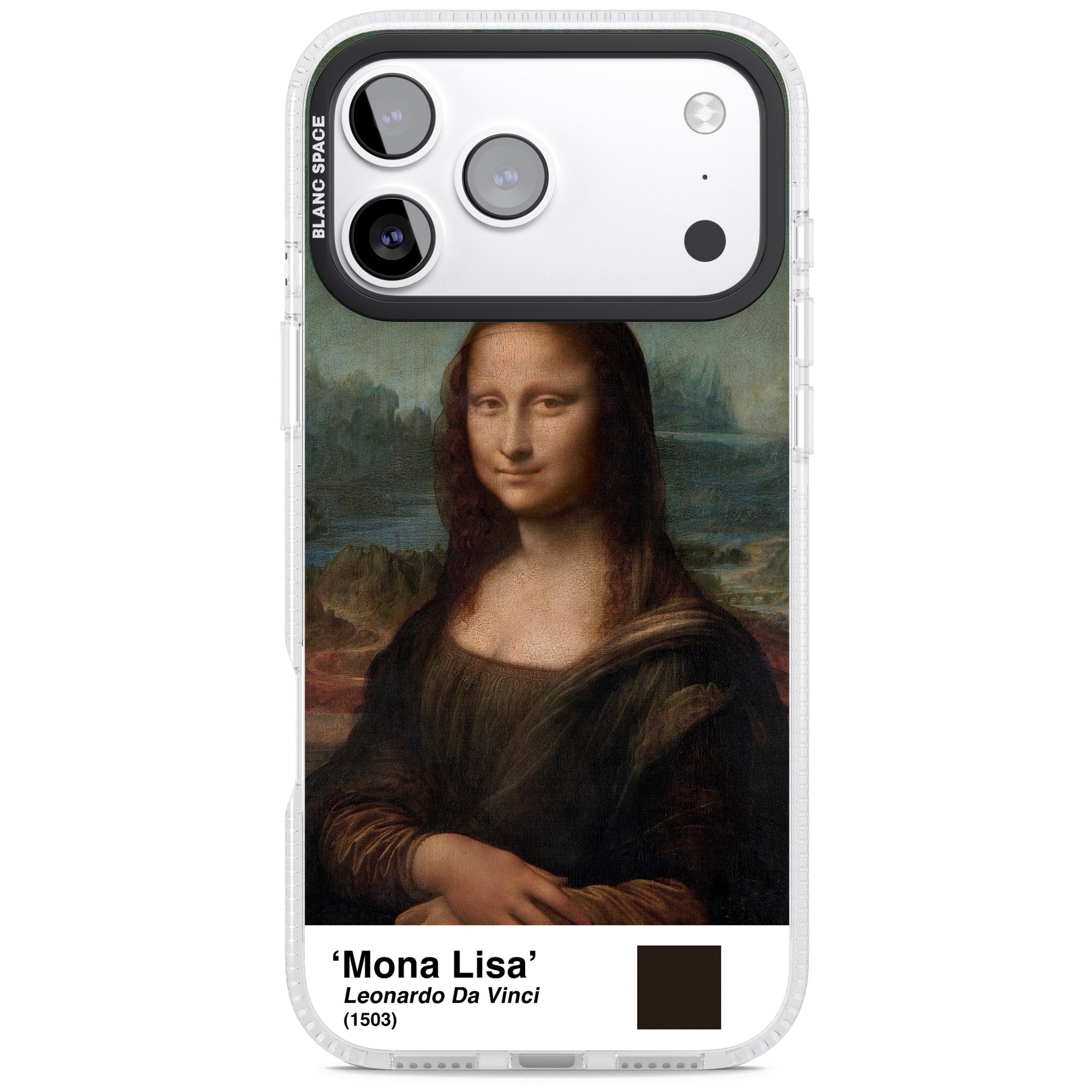 Mona Lisa iPhone 17 Pro Impact Air Clear Phone Case