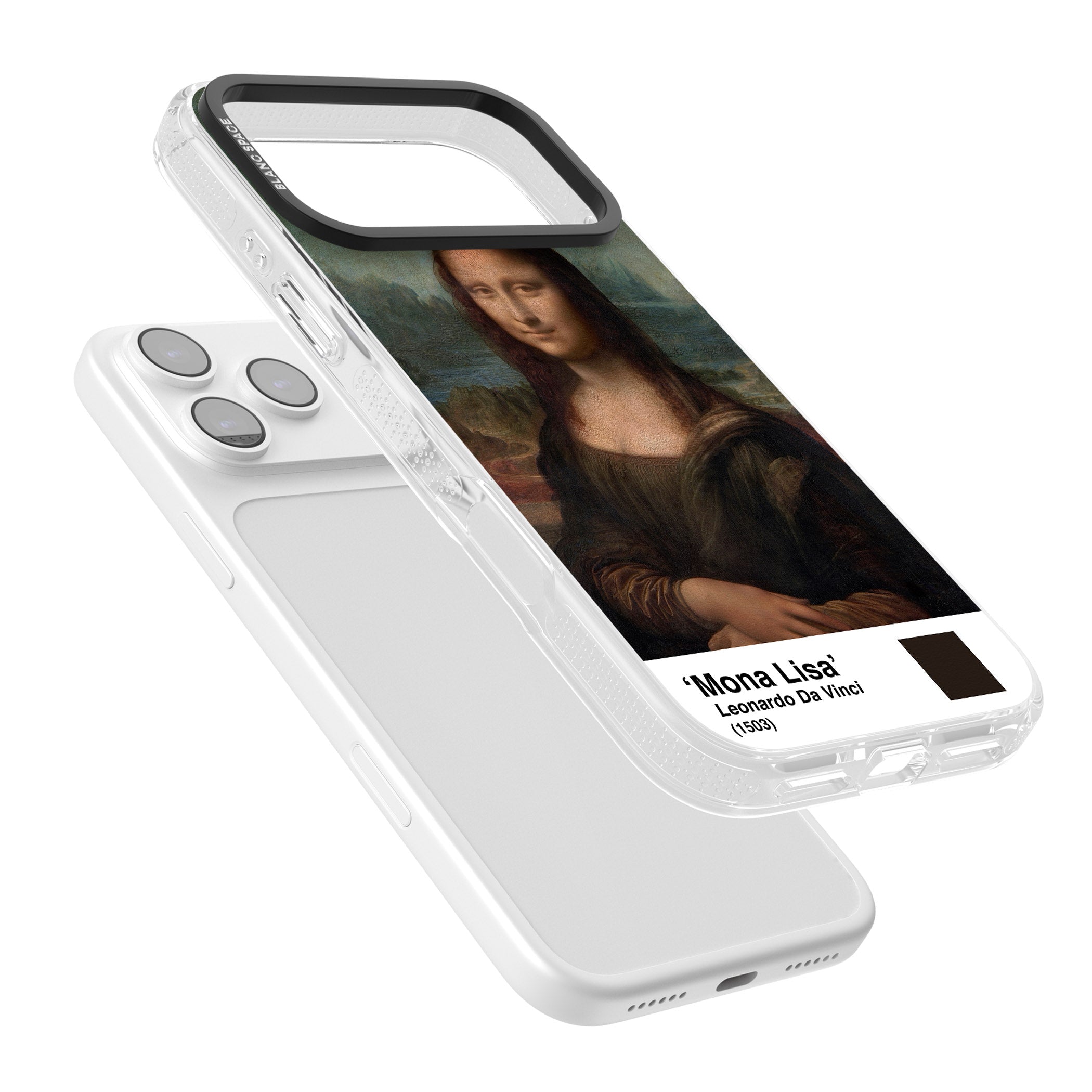 Mona Lisa iPhone 17 Pro Impact Air Clear Phone Case Colours