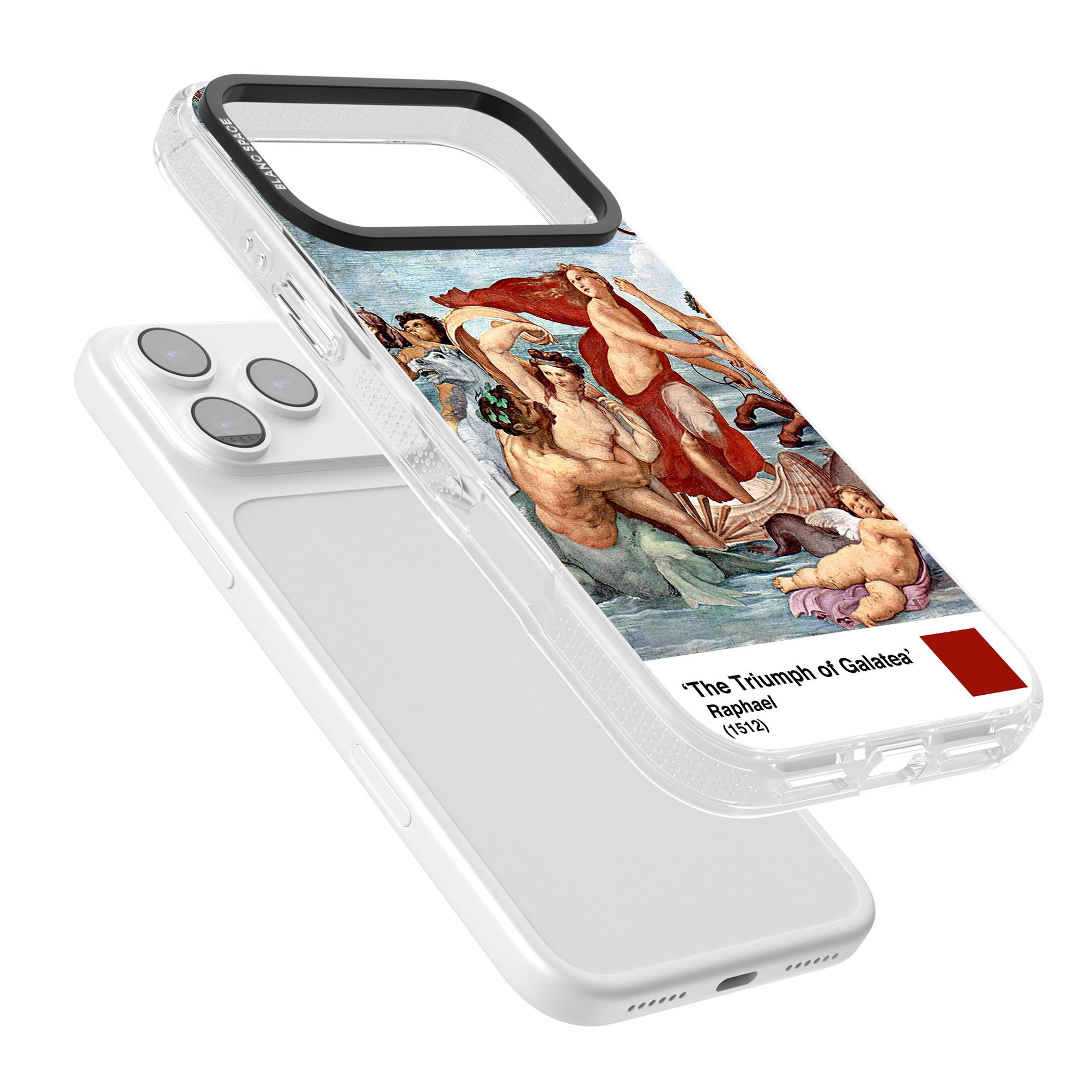 The Triumph Of Galatea iPhone 17 Pro Impact Air Clear Phone Case Colours