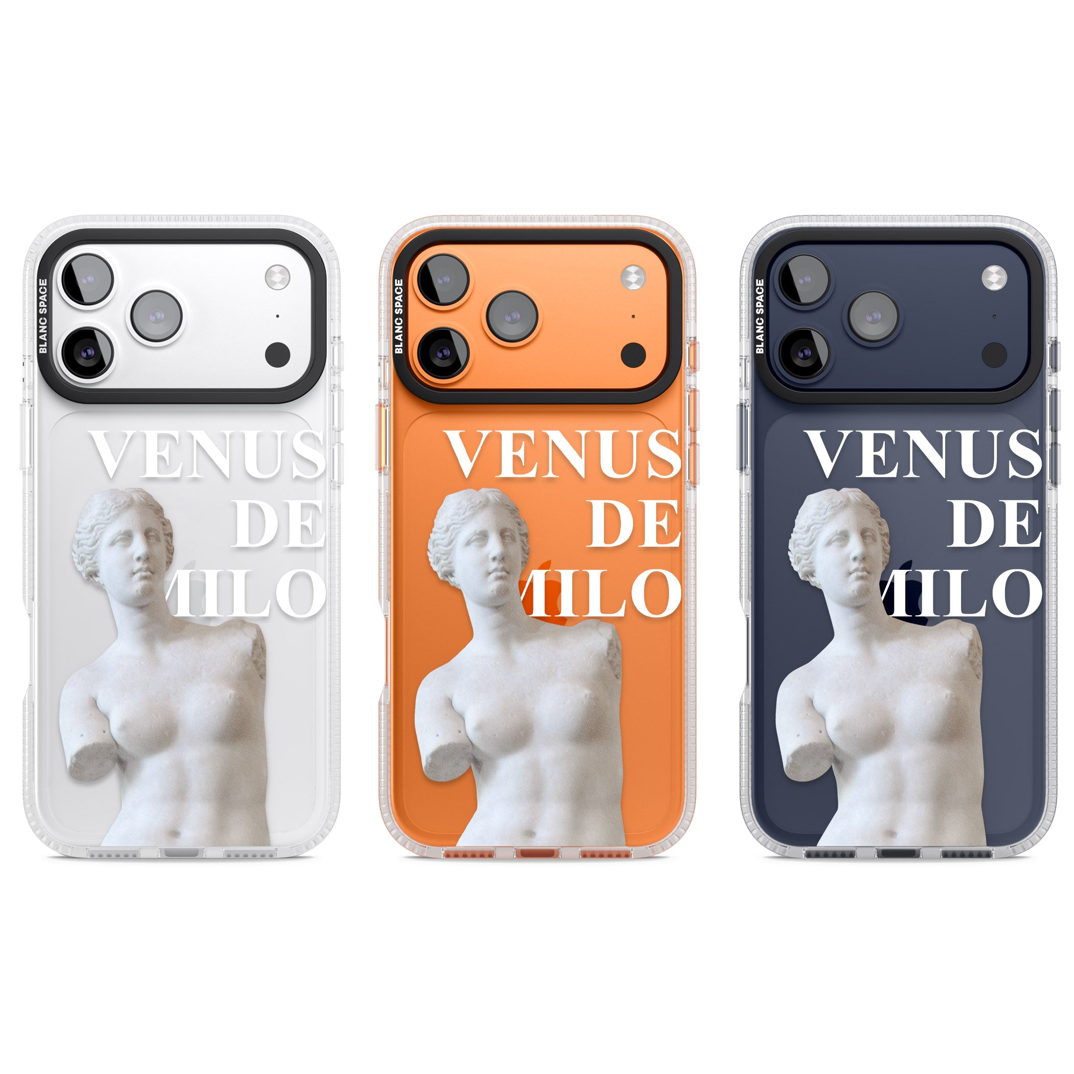 Venus De Milo Cutout iPhone 17 Pro Impact Air Clear Phone Case APT Impact Protection