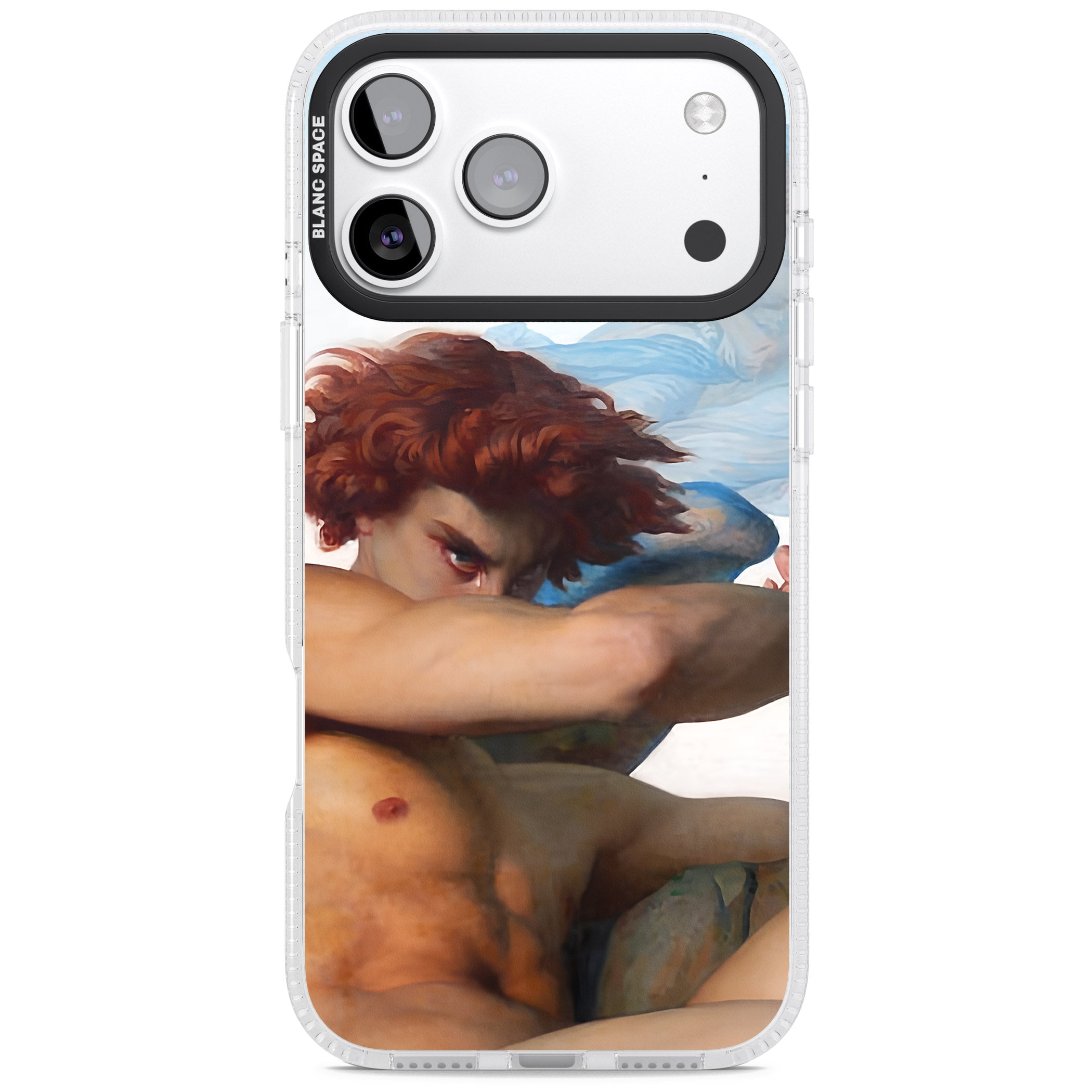 The Fallen Angel iPhone 17 Pro Impact Air Clear Phone Case