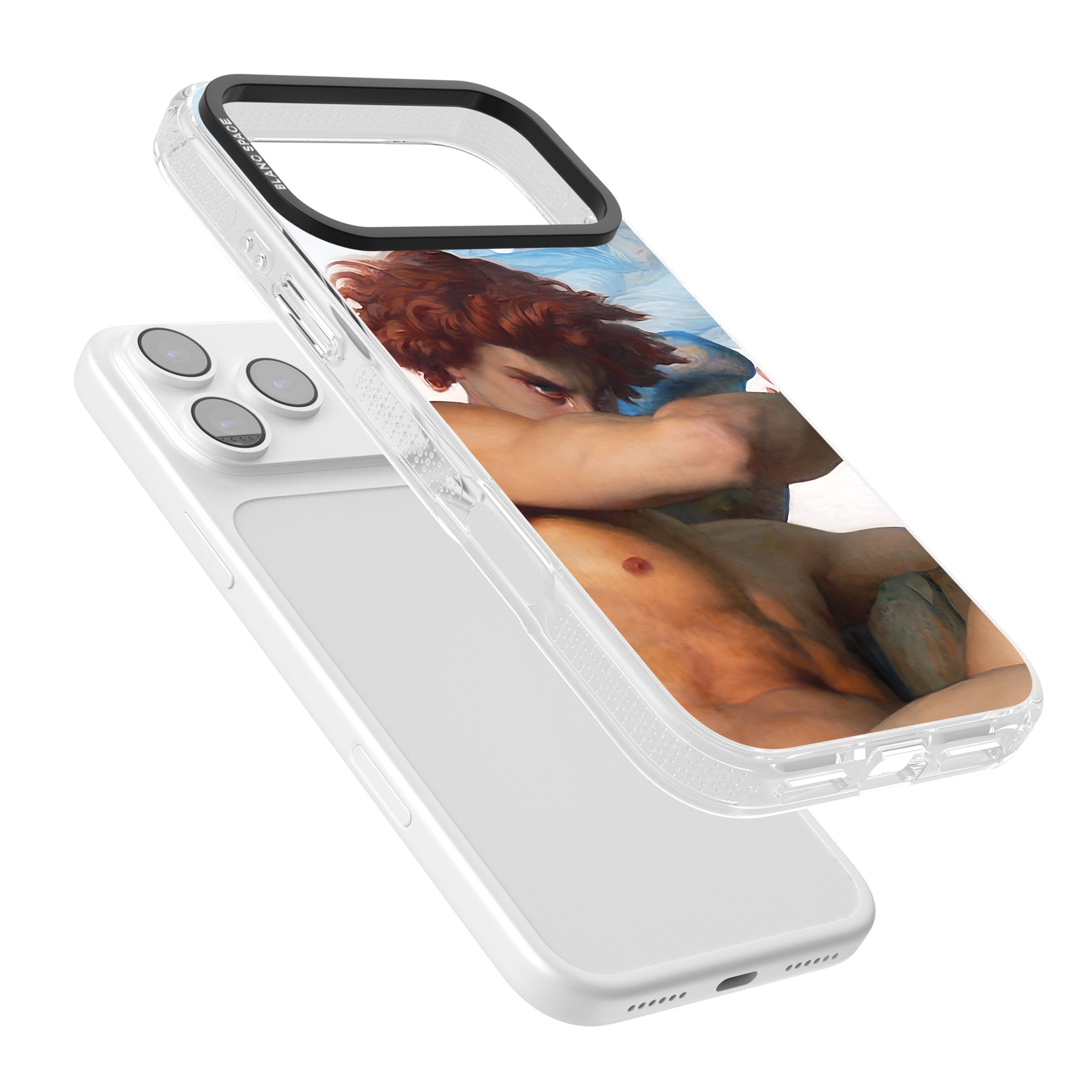 The Fallen Angel iPhone 17 Pro Impact Air Clear Phone Case Colours